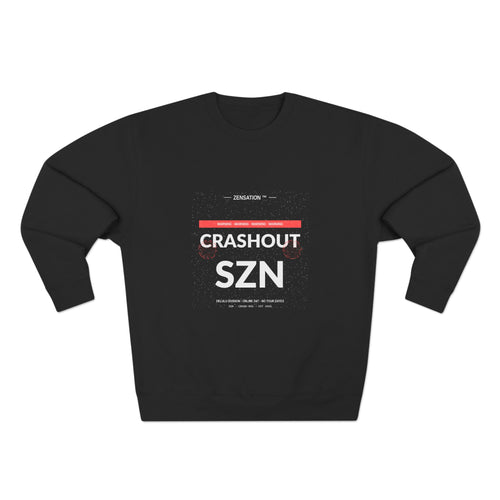 Crashout SZN Crewneck Sweatshirt — Drop 012 — Zensation streetwear (view 2)