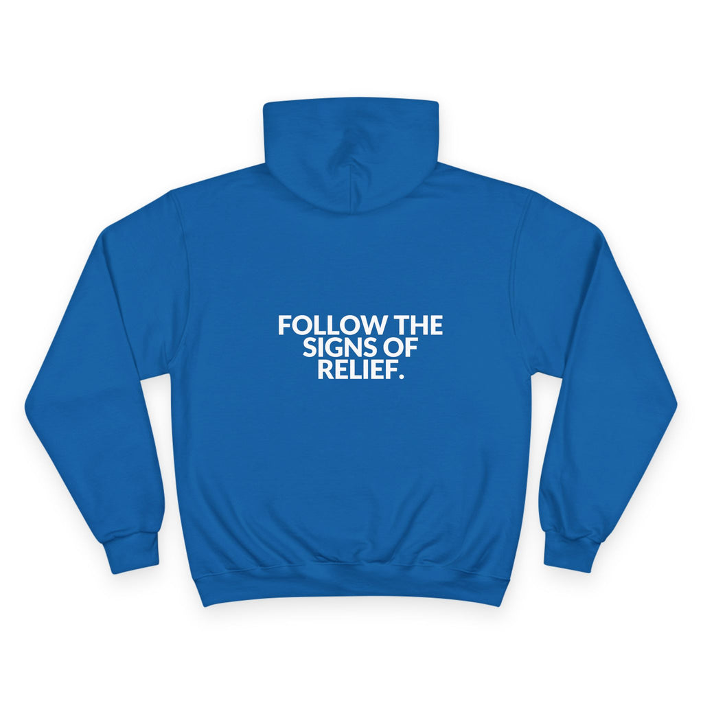 Follow The Signs Of Relief Hoodie — B-Sides 001 — Zensation streetwear (view 11)