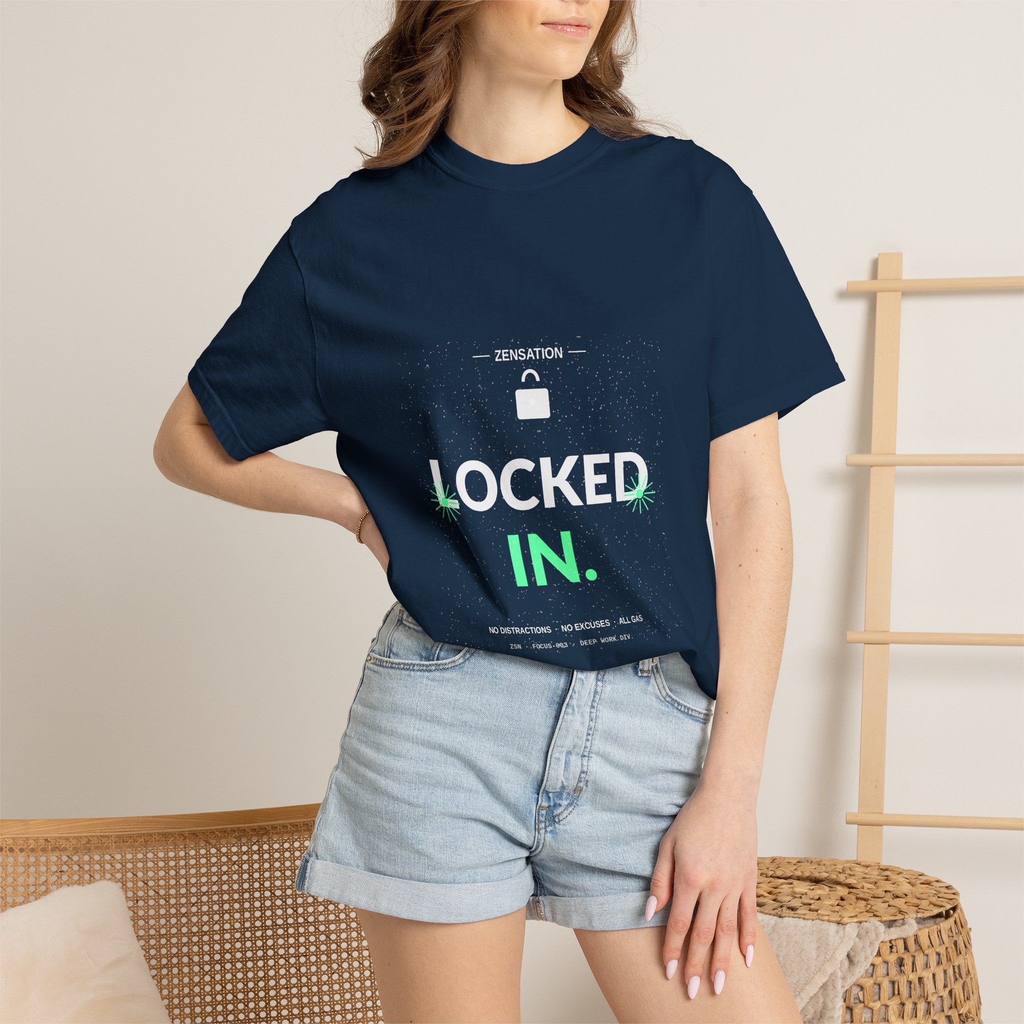 Locked In Premium T-Shirt — Drop 013 — Zensation streetwear (view 13)