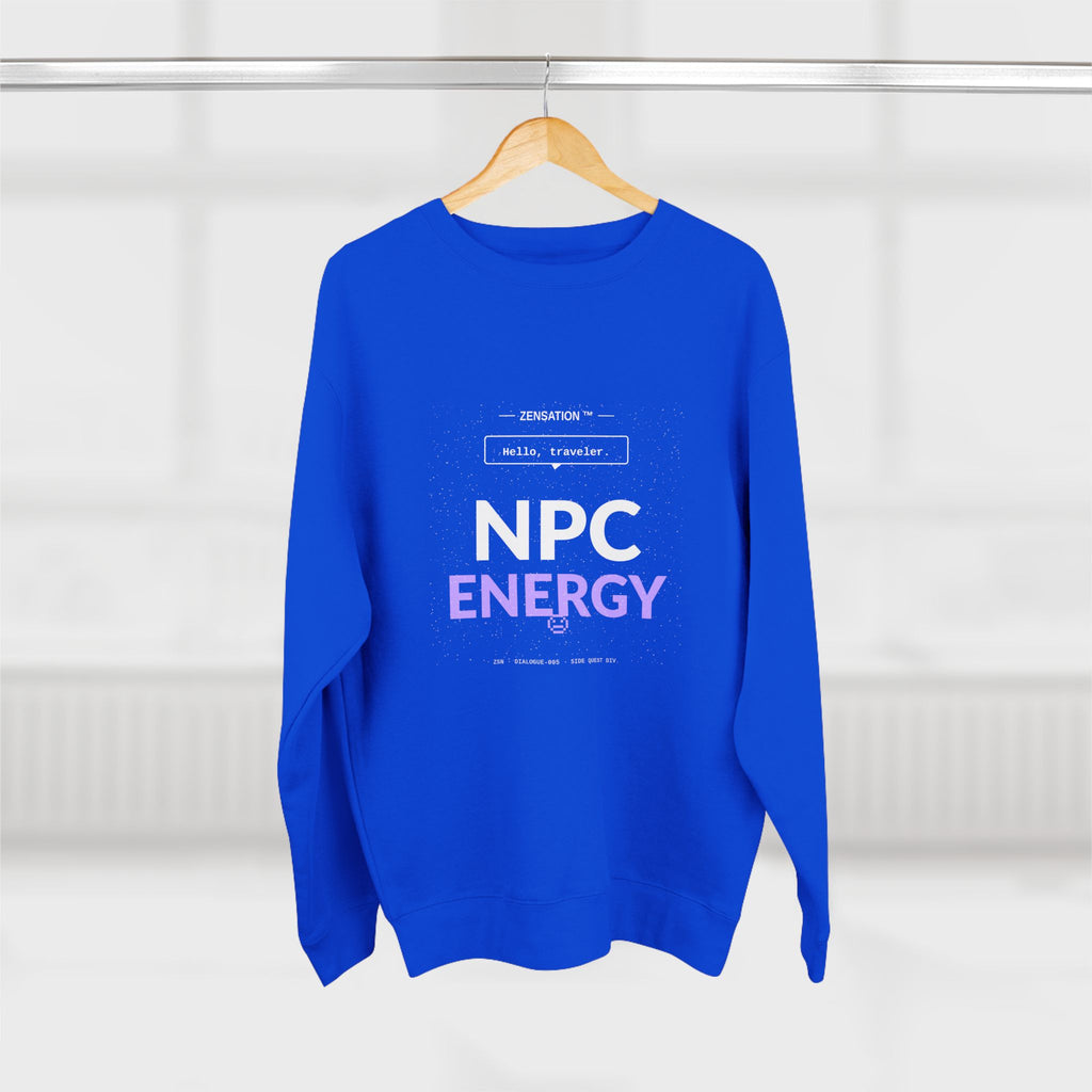 NPC Energy Crewneck Sweatshirt — Drop 015 — Zensation streetwear (view 10)
