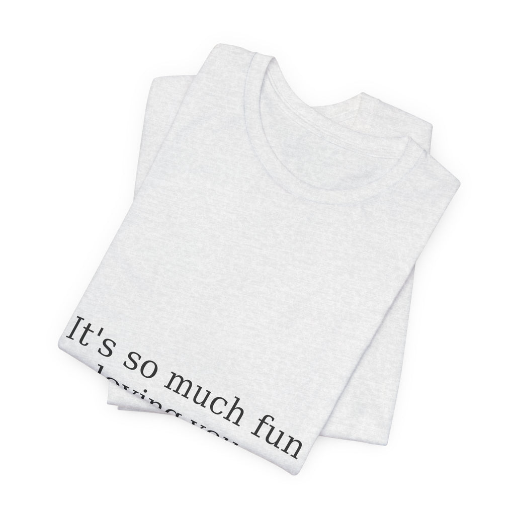 It's So Much Fun Loving You Tee — B-Sides 001 — Zensation streetwear (view 11)