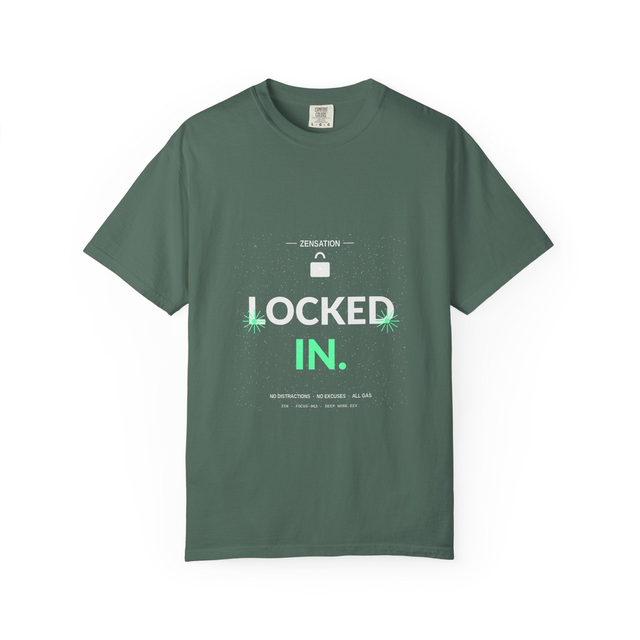 Locked In Premium T-Shirt — Drop 013 — Zensation streetwear (view 2)