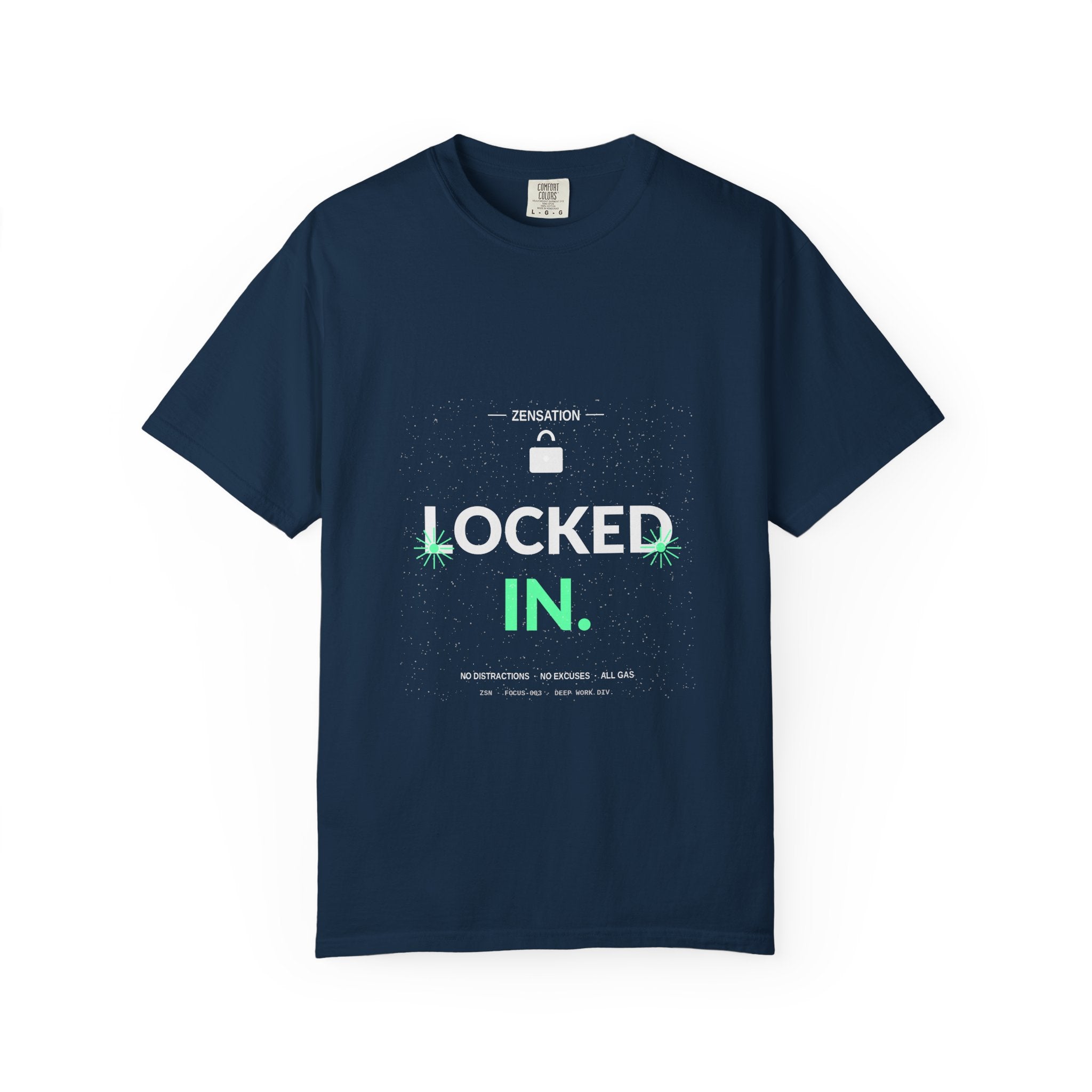 Locked In Premium T-Shirt — Drop 013 — Zensation streetwear (view 3)