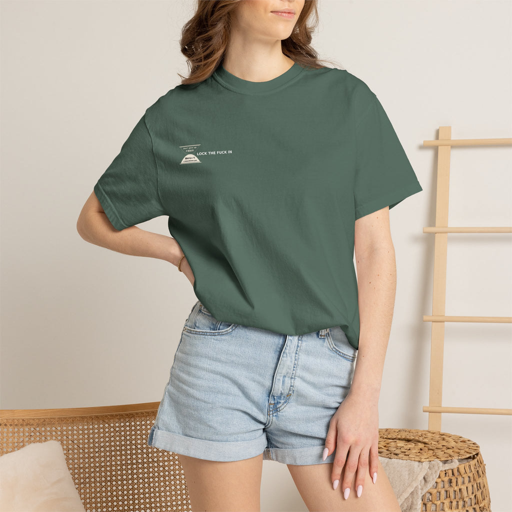 LOCK THE FUCK IN Premium T-Shirt — Drop 016 — Zensation streetwear (view 10)