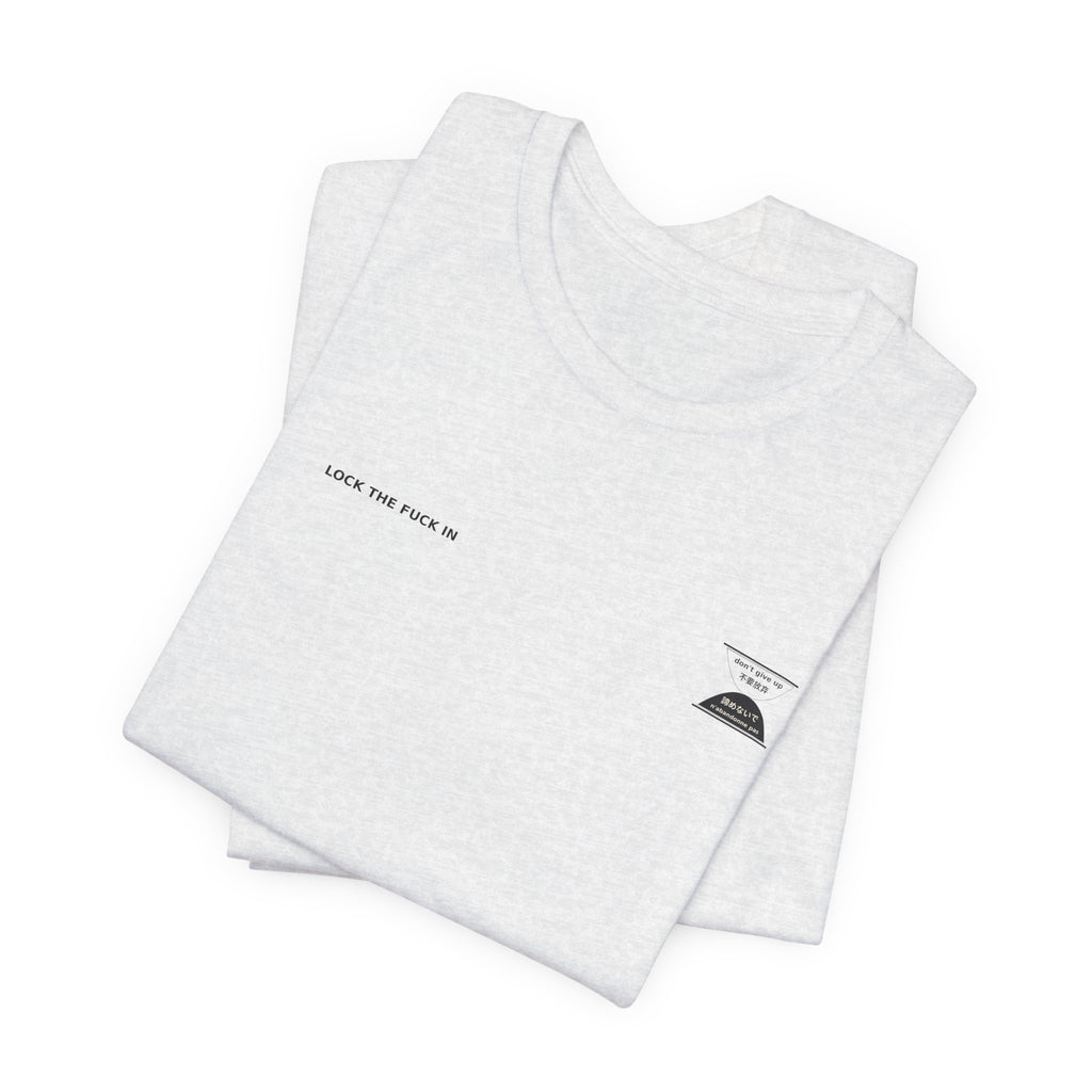 LOCK THE FUCK IN Core Tee — Drop 016 — Zensation streetwear (view 8)