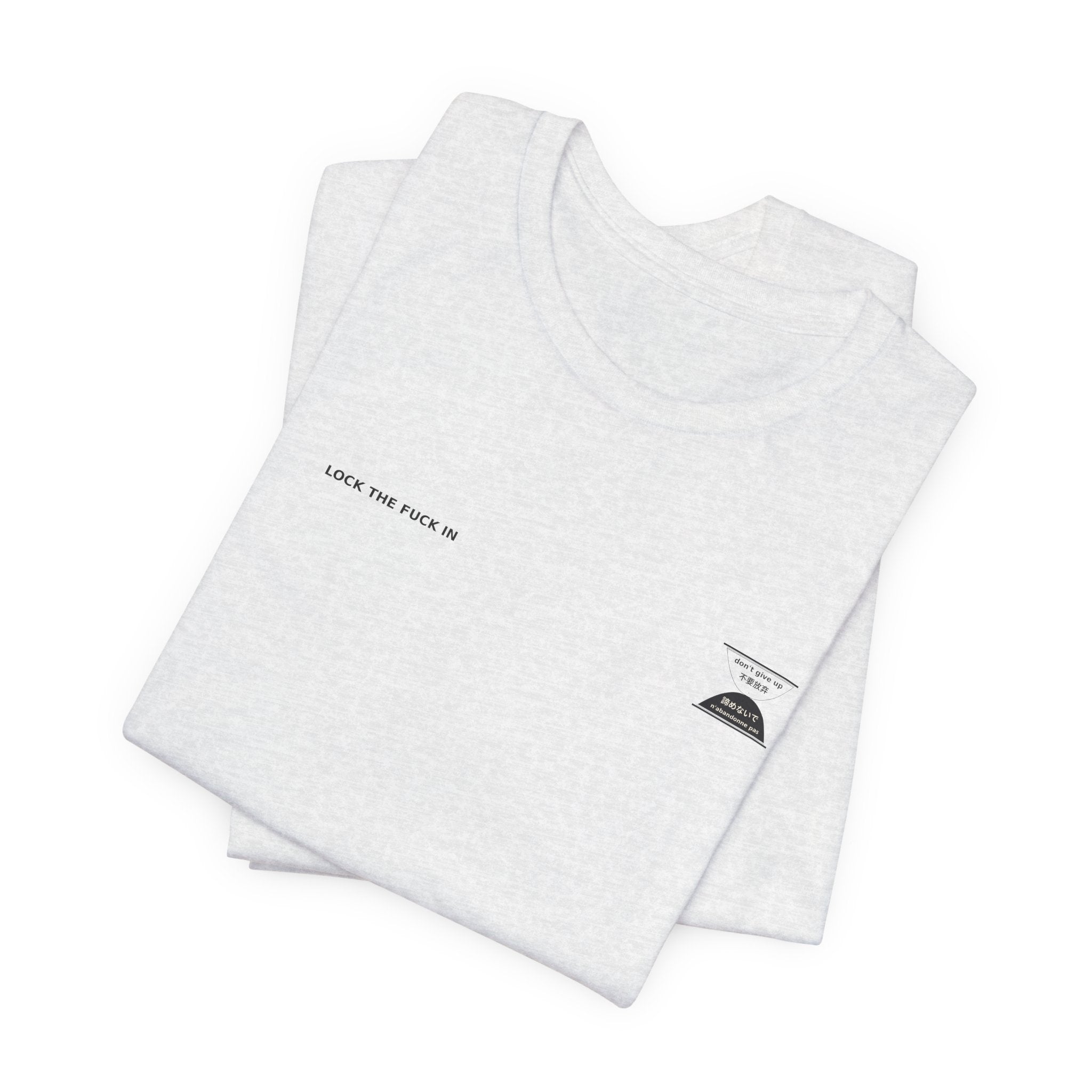 LOCK THE FUCK IN Core Tee — Drop 016 — Zensation streetwear (view 8)