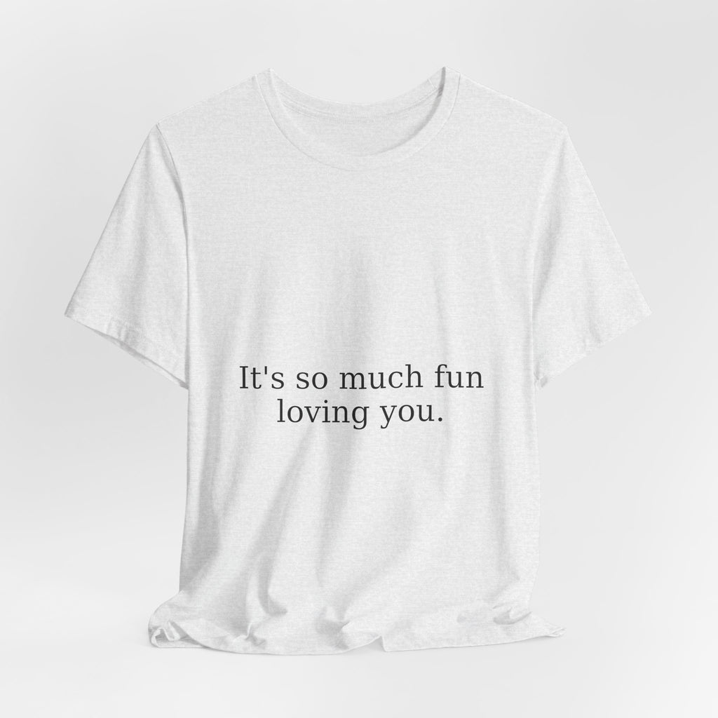 It's So Much Fun Loving You Tee — B-Sides 001 — Zensation streetwear (view 12)