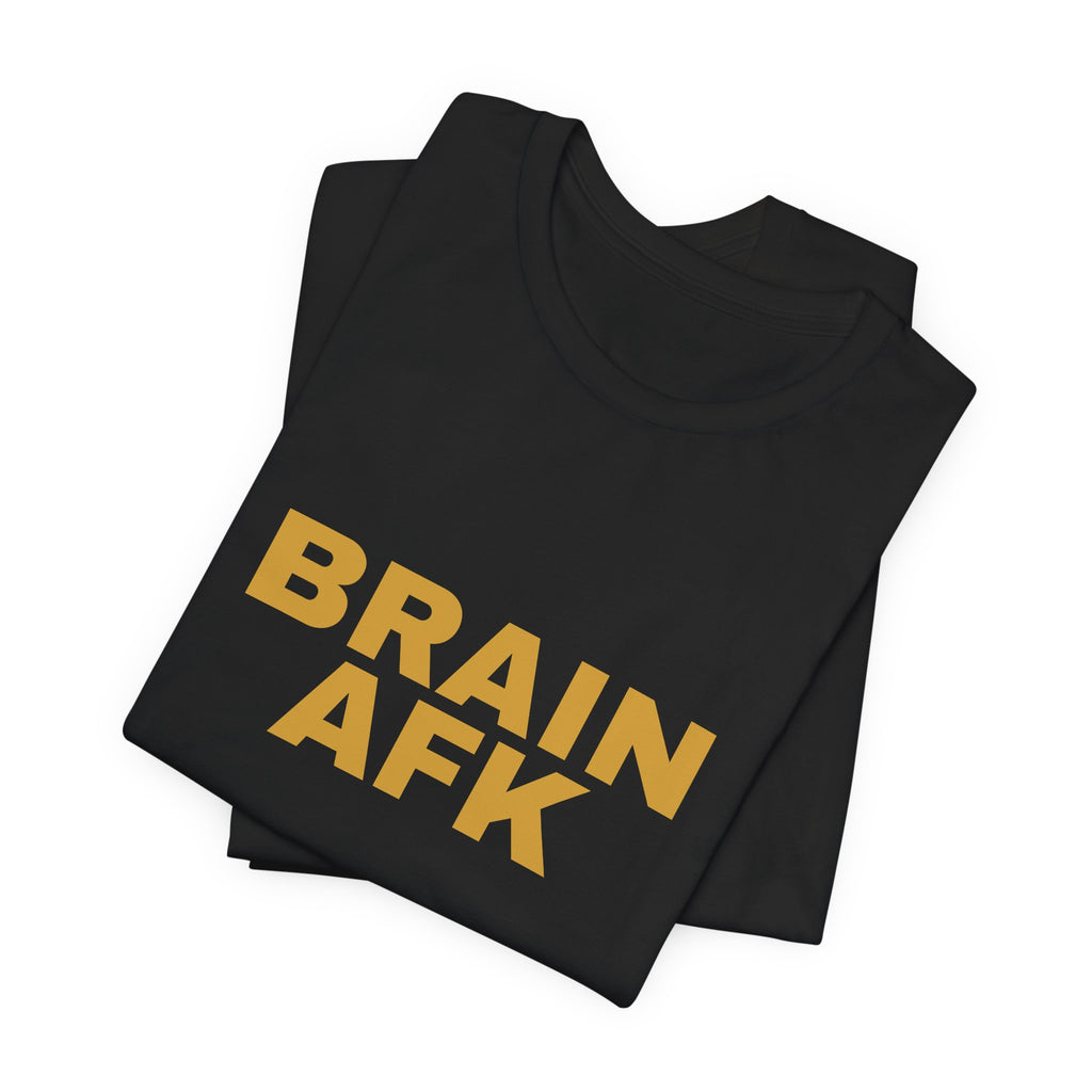 Brain AFK Tee — Offline Gen-Z Aesthetic Streetwear Shirt | Zensation