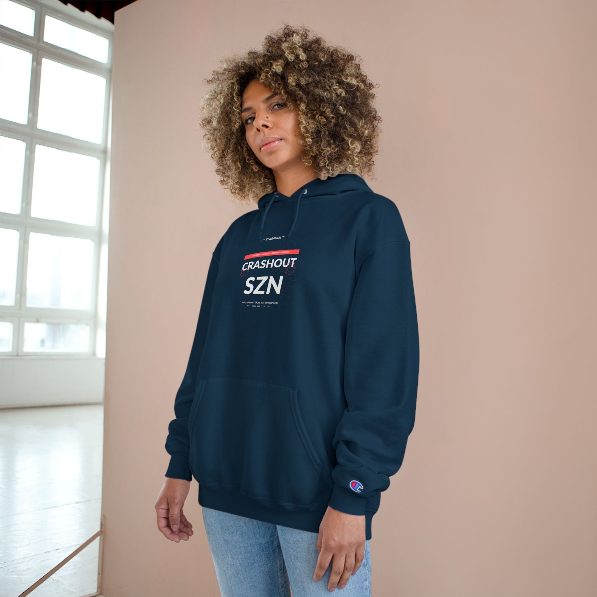 Crashout SZN Hoodie — Drop 012 — Zensation streetwear (view 13)