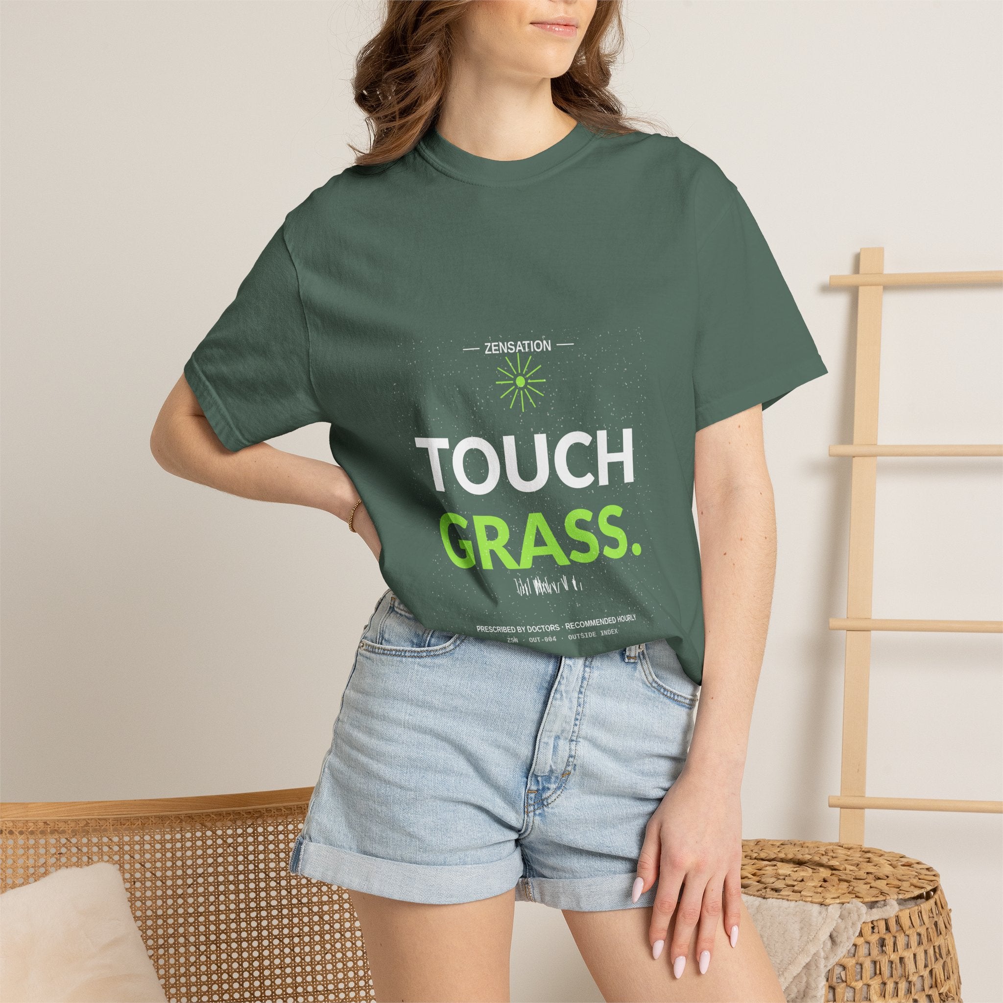 Touch Grass Premium T-Shirt — Drop 014 — Zensation streetwear (view 10)