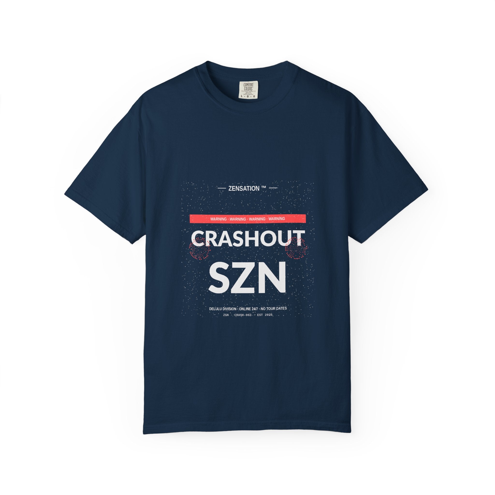 Crashout SZN Premium T-Shirt — Drop 012 — Zensation streetwear (view 3)
