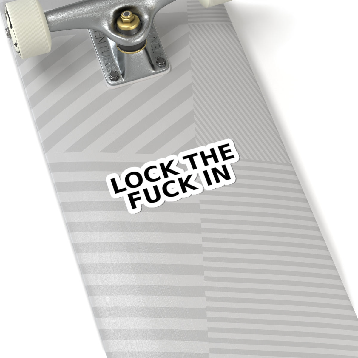 LOCK THE FUCK IN Kiss-Cut Sticker — Drop 017 — Zensation streetwear (view 9)