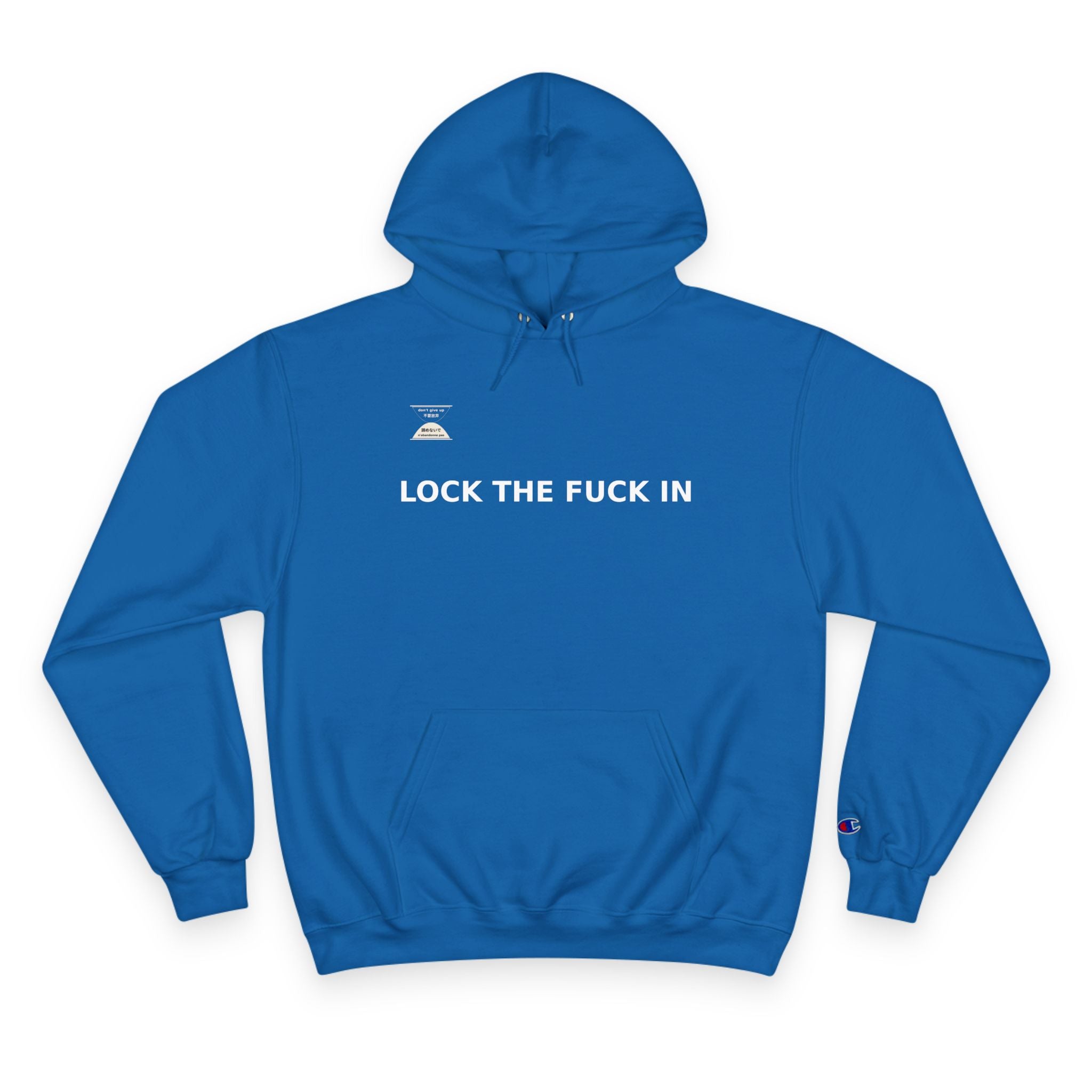 LOCK THE FUCK IN Hoodie — Drop 016 — Zensation streetwear (view 3)
