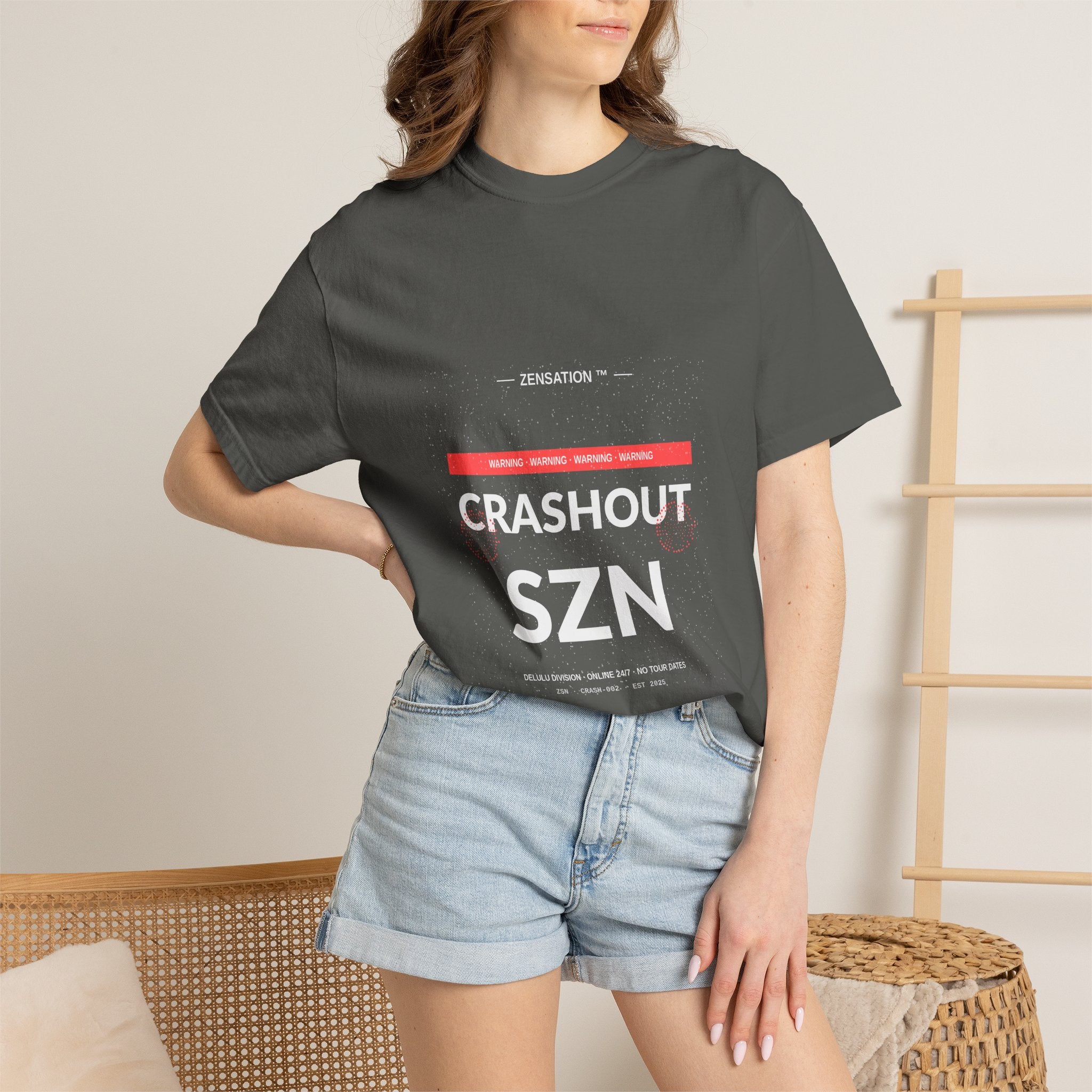 Crashout SZN Premium T-Shirt — Drop 012 — Zensation streetwear (view 7)