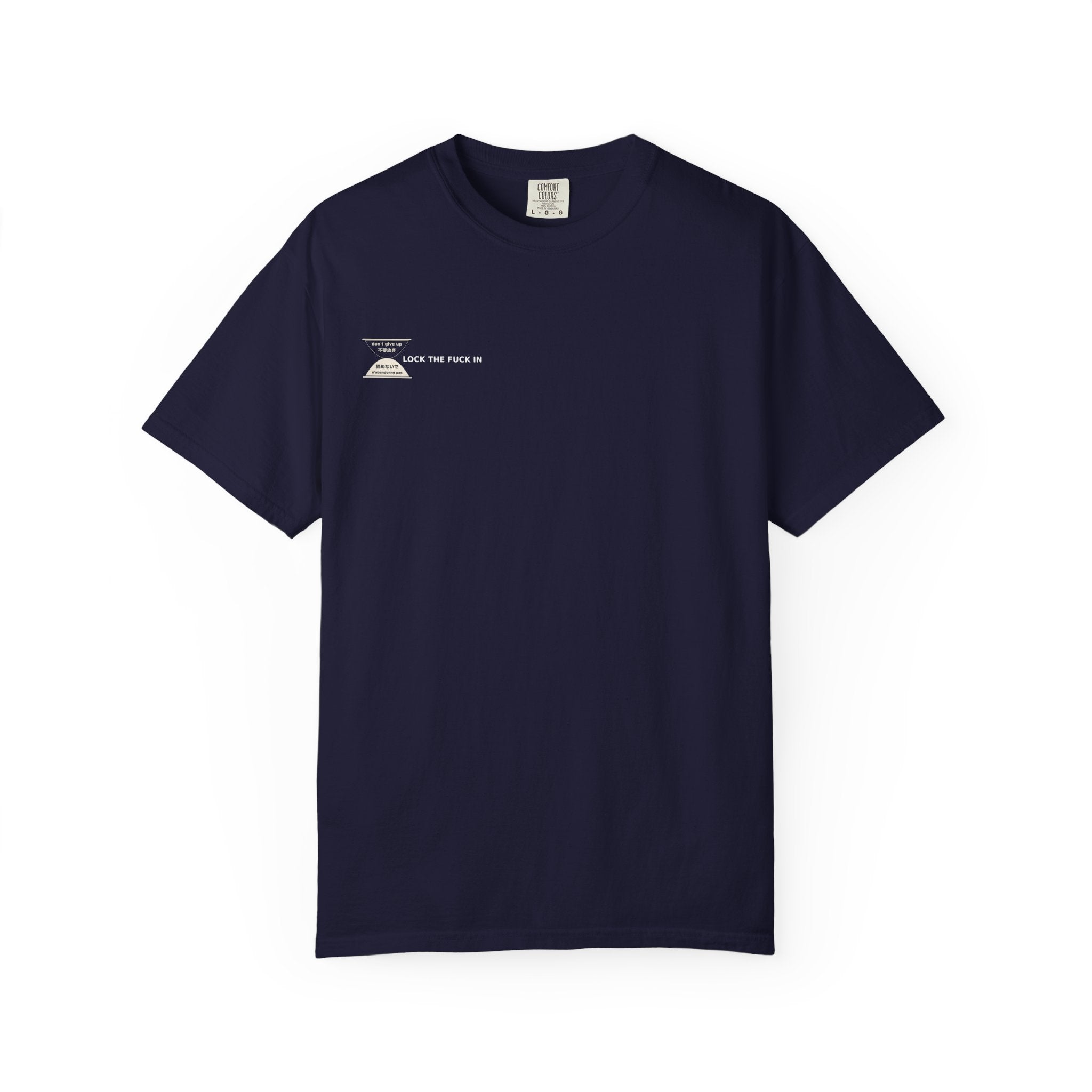 LOCK THE FUCK IN Premium T-Shirt — Drop 016 — Zensation streetwear (view 3)