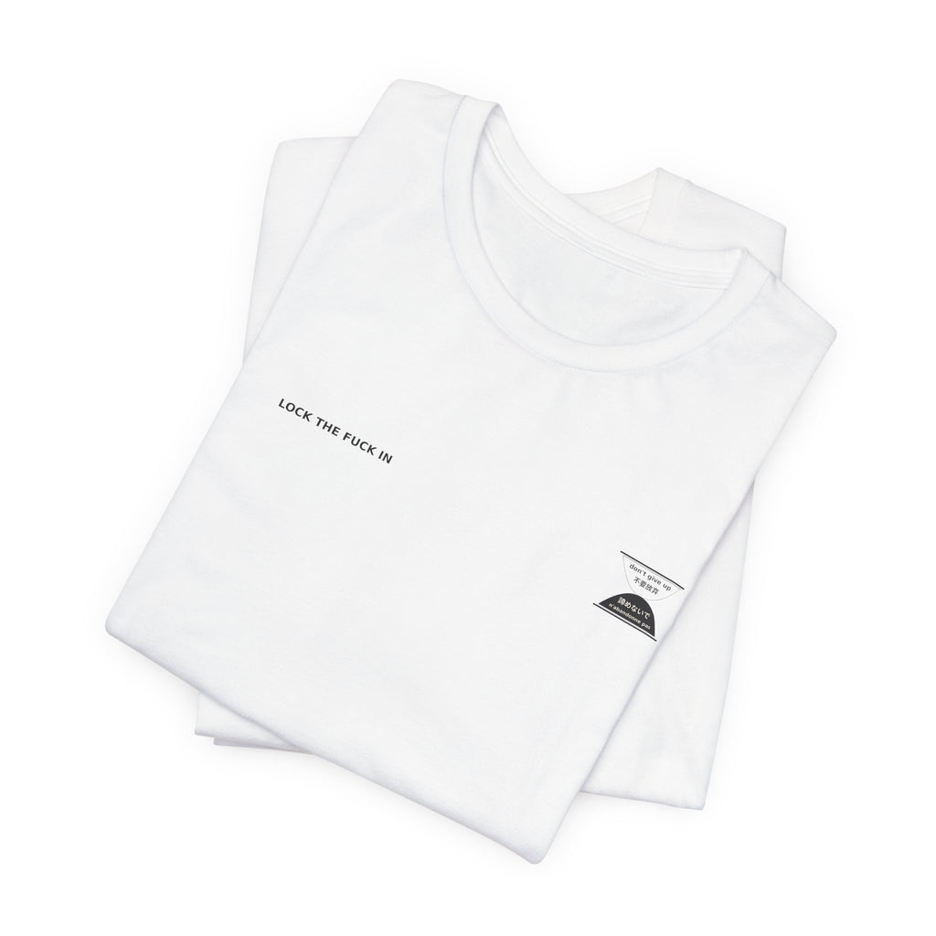 LOCK THE FUCK IN Core Tee — Drop 016 — Zensation streetwear (view 5)