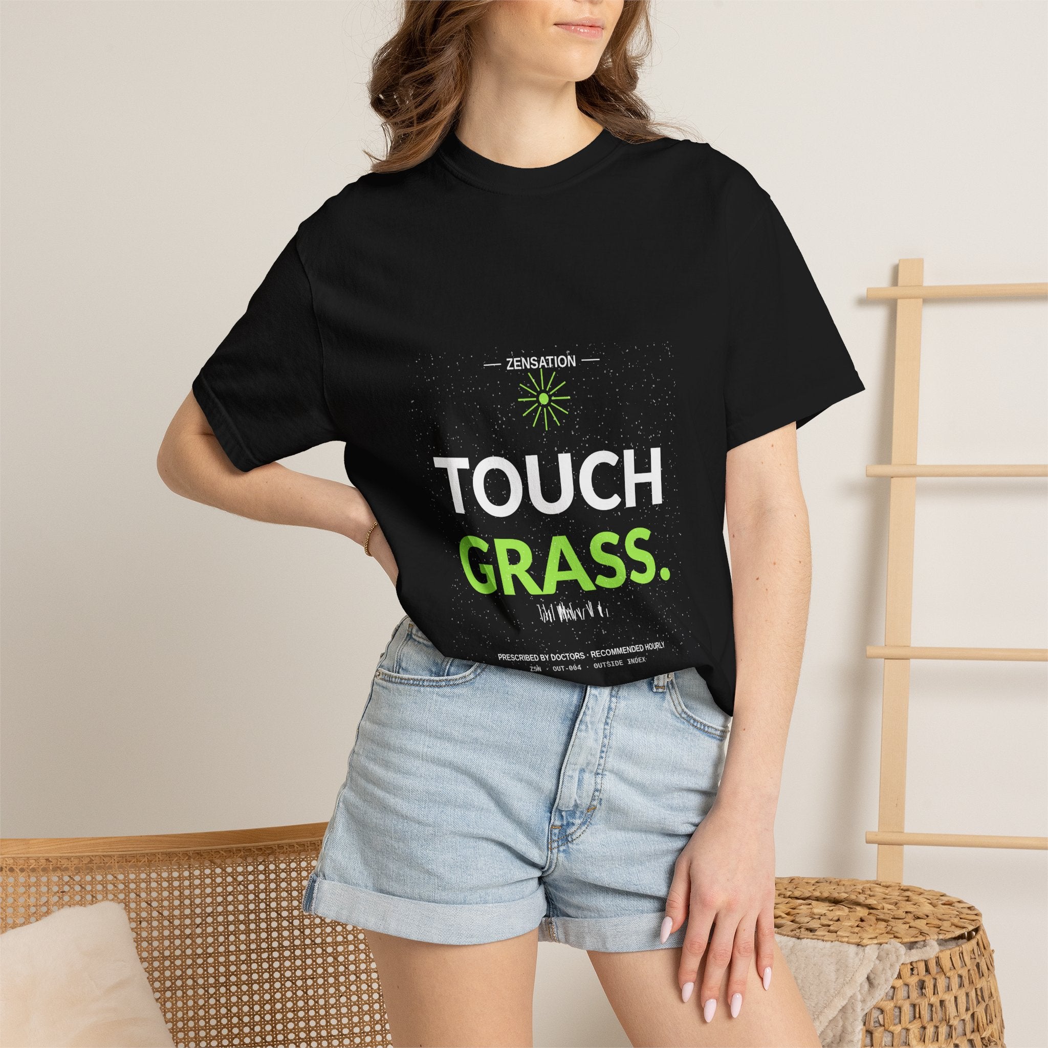 Touch Grass Premium T-Shirt — Drop 014 — Zensation streetwear (view 16)