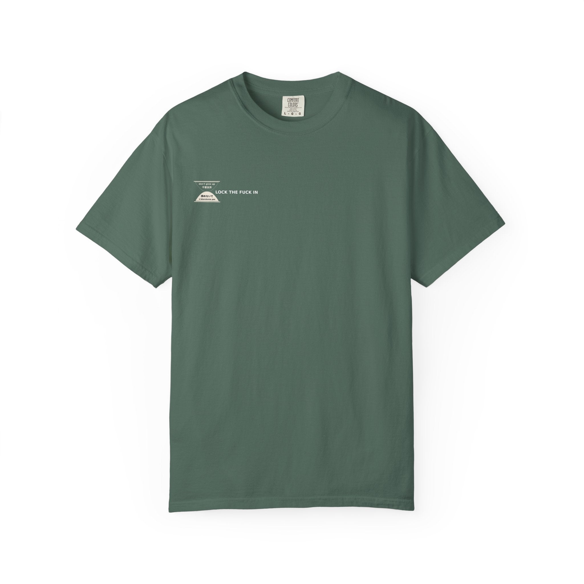 LOCK THE FUCK IN Premium T-Shirt — Drop 016 — Zensation streetwear (view 2)