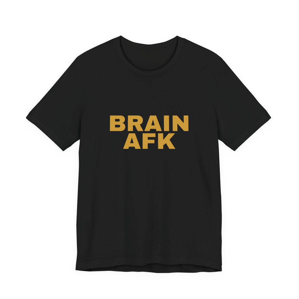 Brain AFK Tee — Offline Gen-Z Aesthetic Streetwear Shirt | Zensation