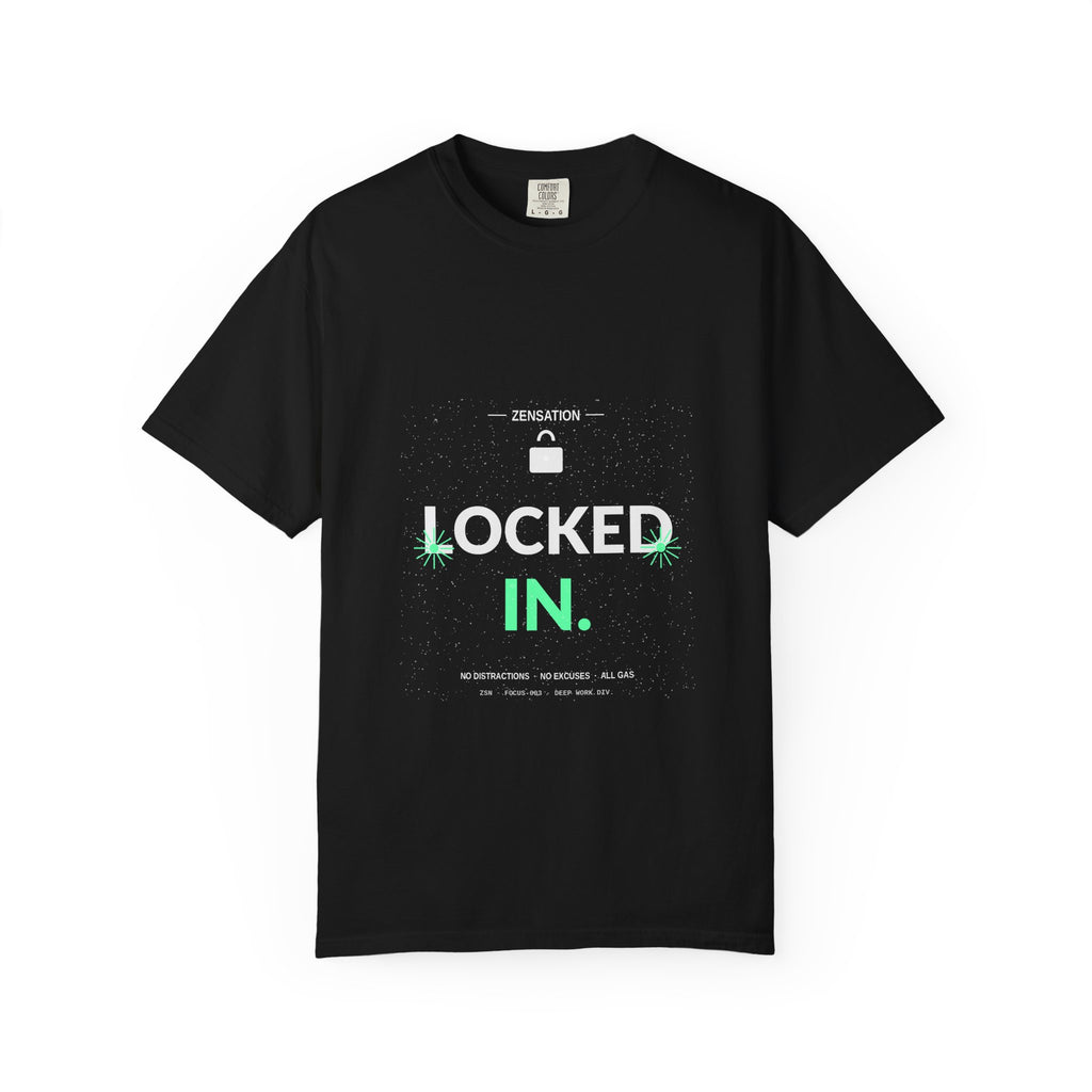 Locked In Premium T-Shirt — Drop 013 — Zensation streetwear (view 4)
