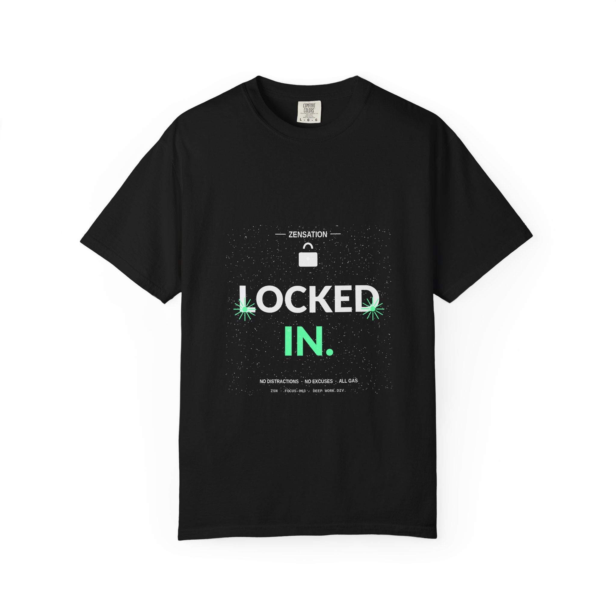 Locked In Premium T-Shirt — Drop 013 — Zensation streetwear (view 4)