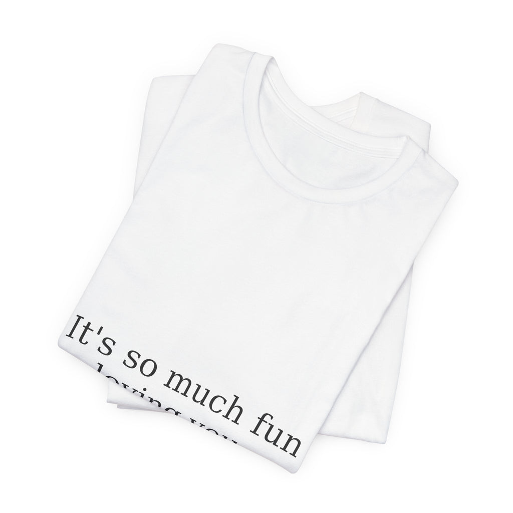 It's So Much Fun Loving You Tee — B-Sides 001 — Zensation streetwear (view 6)