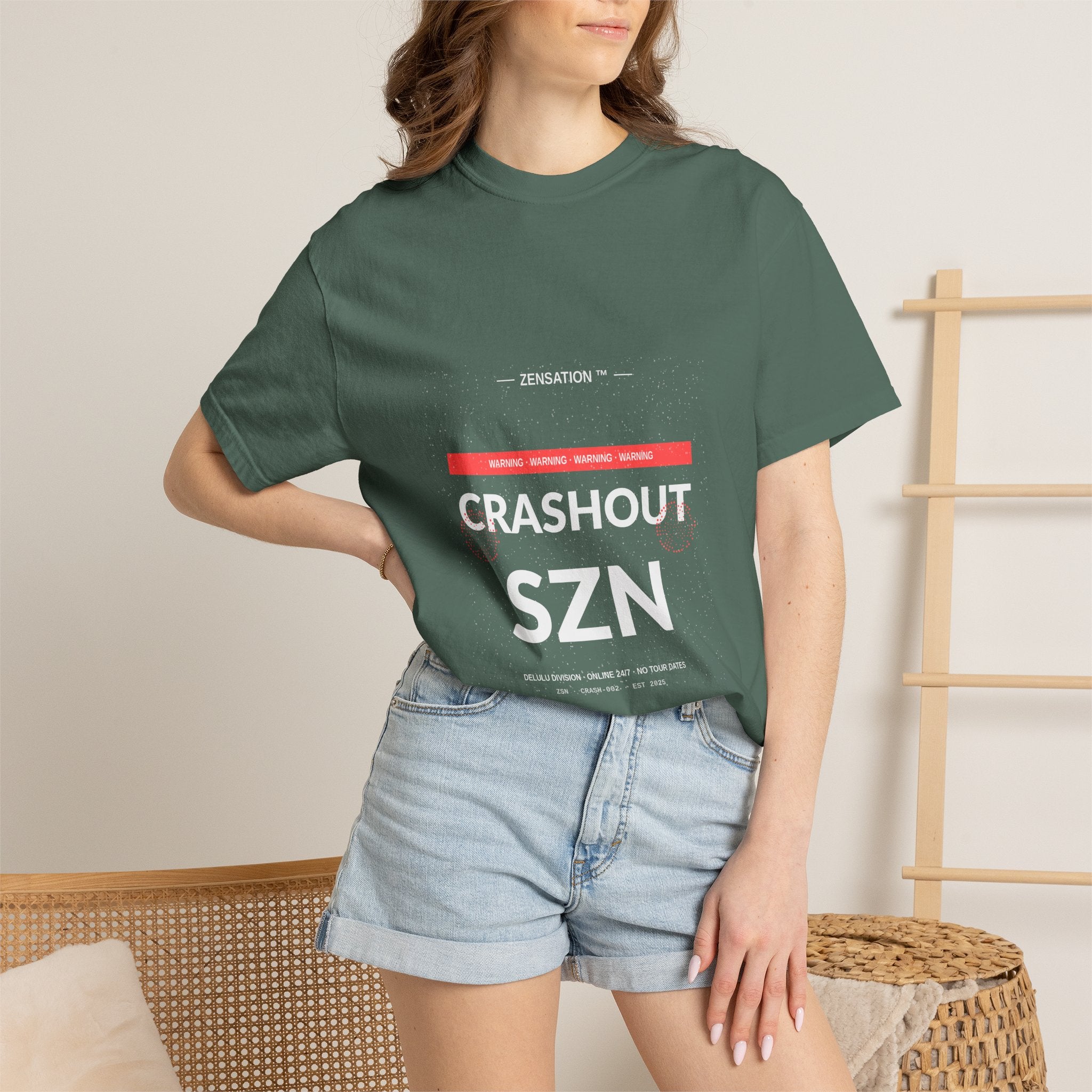 Crashout SZN Premium T-Shirt — Drop 012 — Zensation streetwear (view 10)