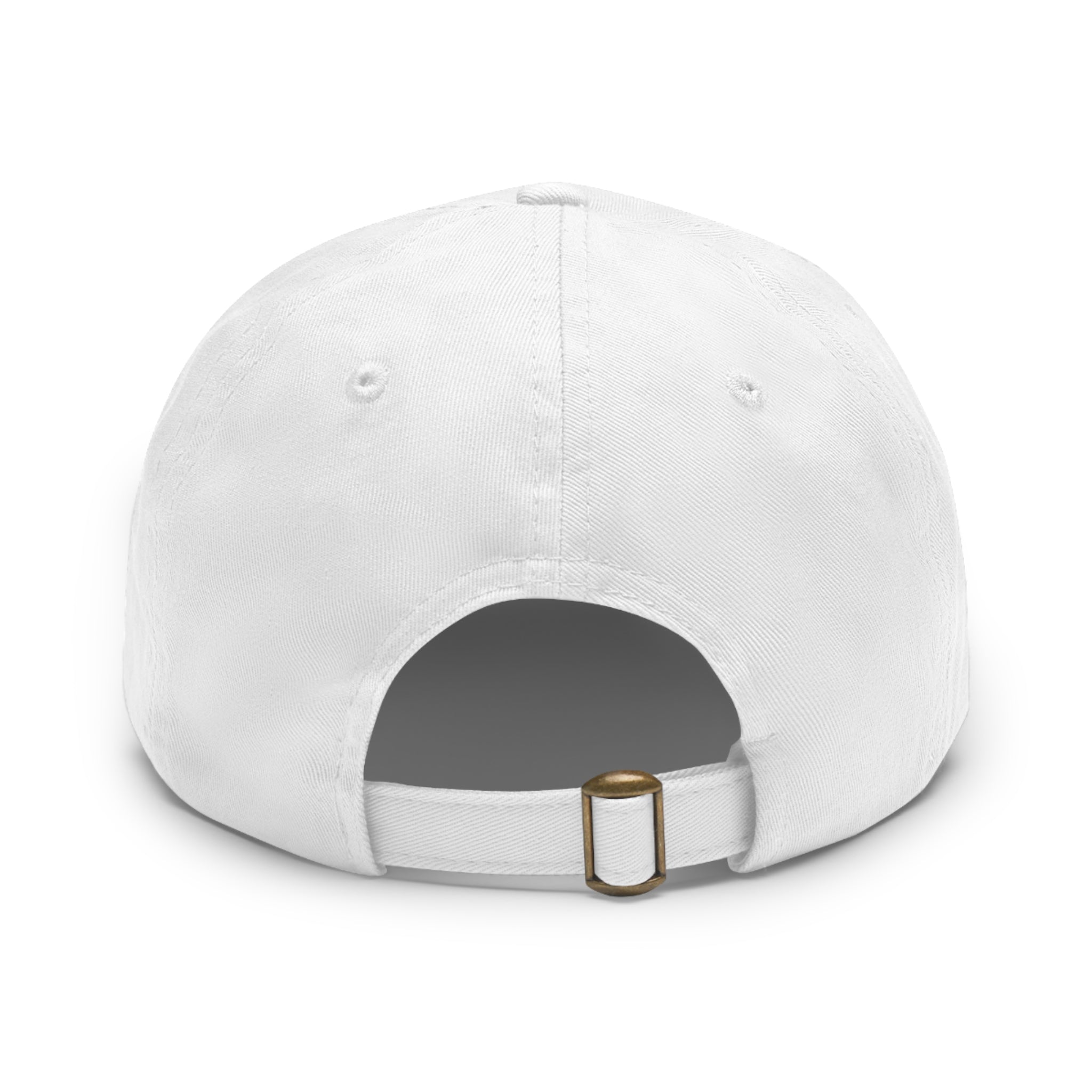 Zensation Hourglass Leather-Patch Dad Hat — Zensation streetwear (view 2)