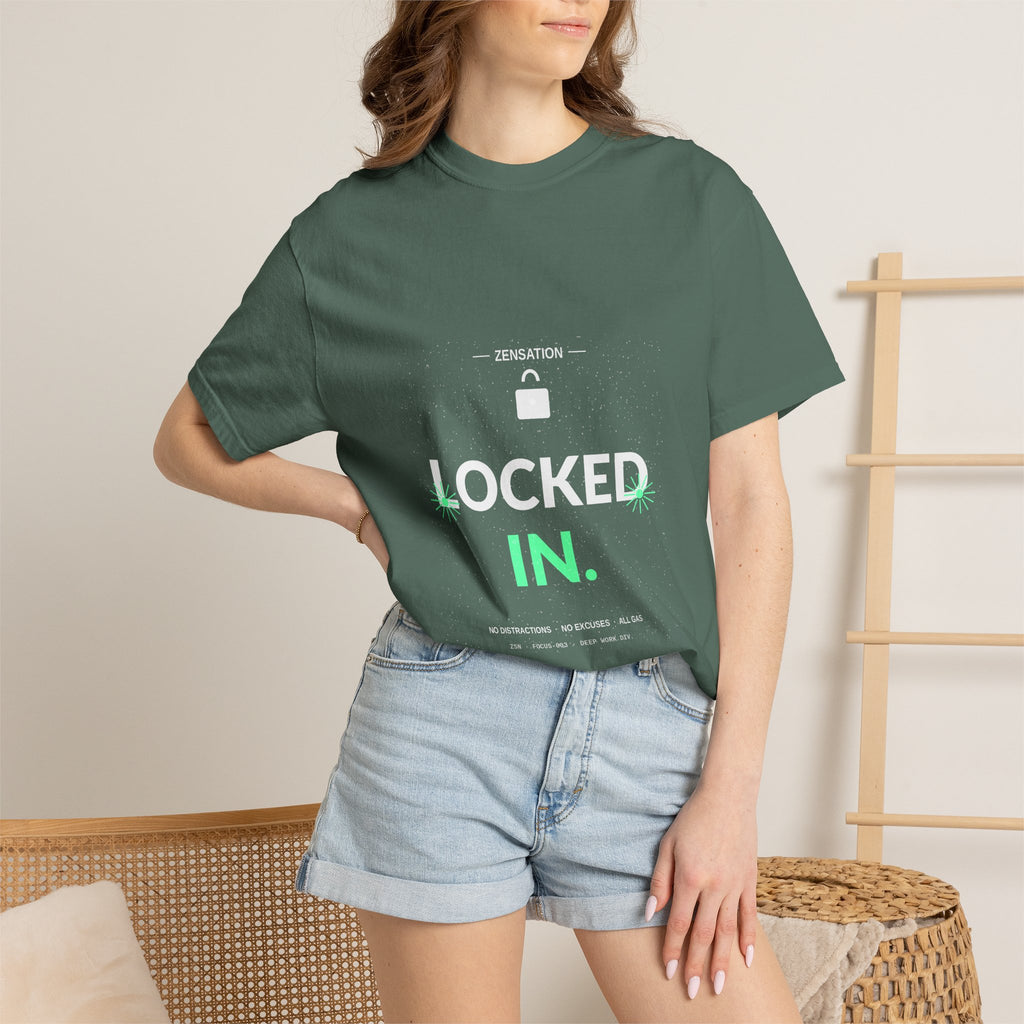 Locked In Premium T-Shirt — Drop 013 — Zensation streetwear (view 10)