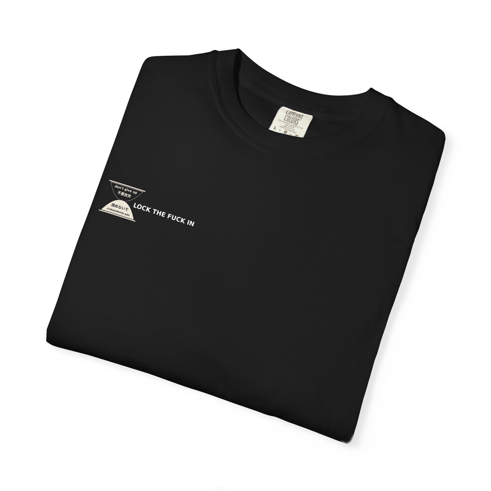 LOCK THE FUCK IN Premium T-Shirt — Drop 016 — Zensation streetwear (view 15)