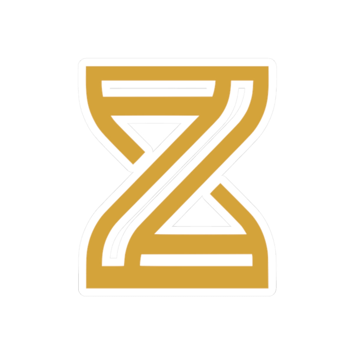 Hourglass Sticker — Kiss-Cut