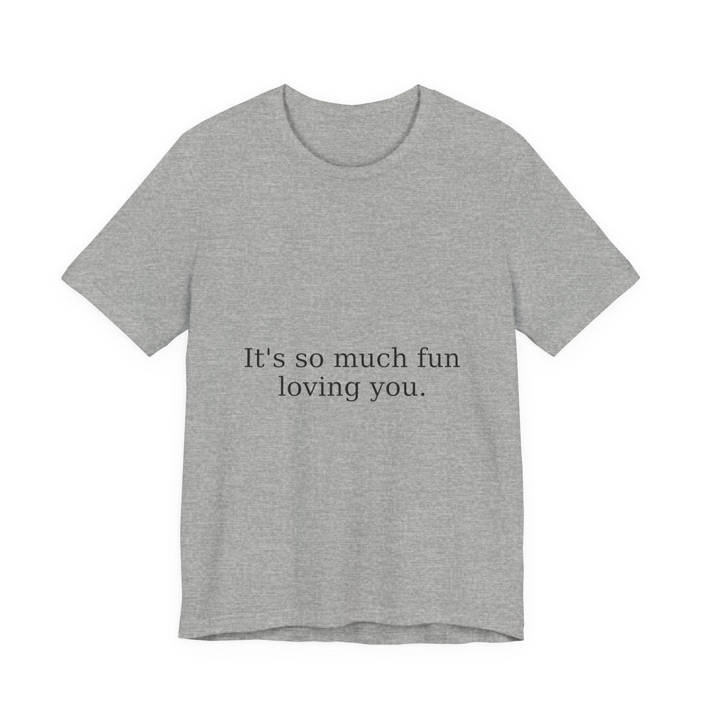It's So Much Fun Loving You Tee — B-Sides 001 — Zensation streetwear (view 3)