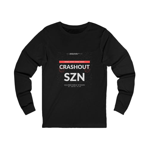 Crashout SZN Long Sleeve Tee — Drop 012 — Zensation streetwear (view 2)