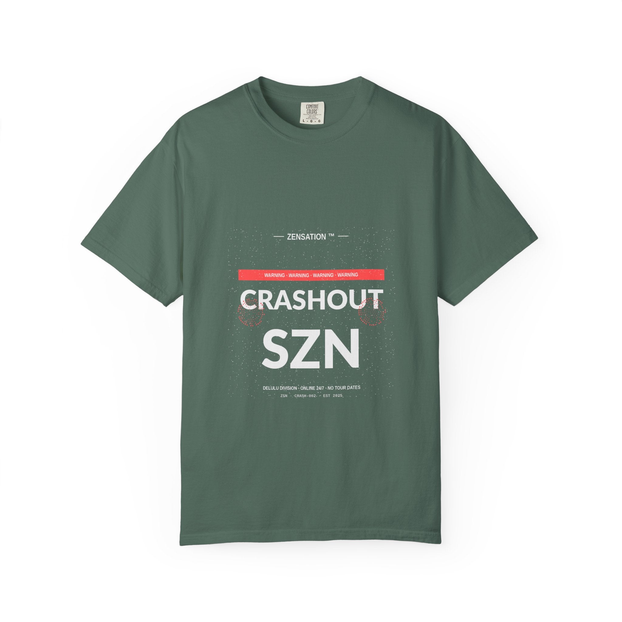 Crashout SZN Premium T-Shirt — Drop 012 — Zensation streetwear (view 2)