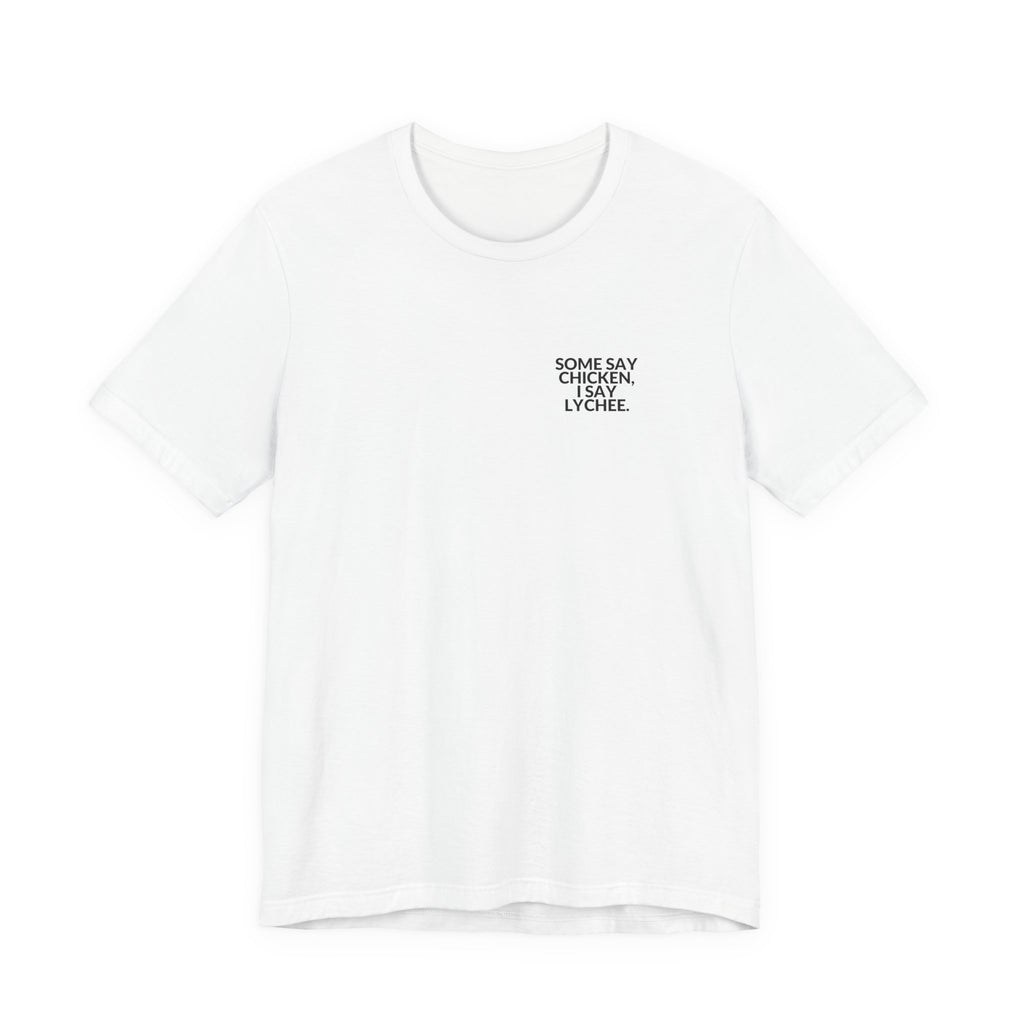 Some Say Chicken, I Say Lychee Tee — B-Sides 001 — Zensation streetwear (view 4)