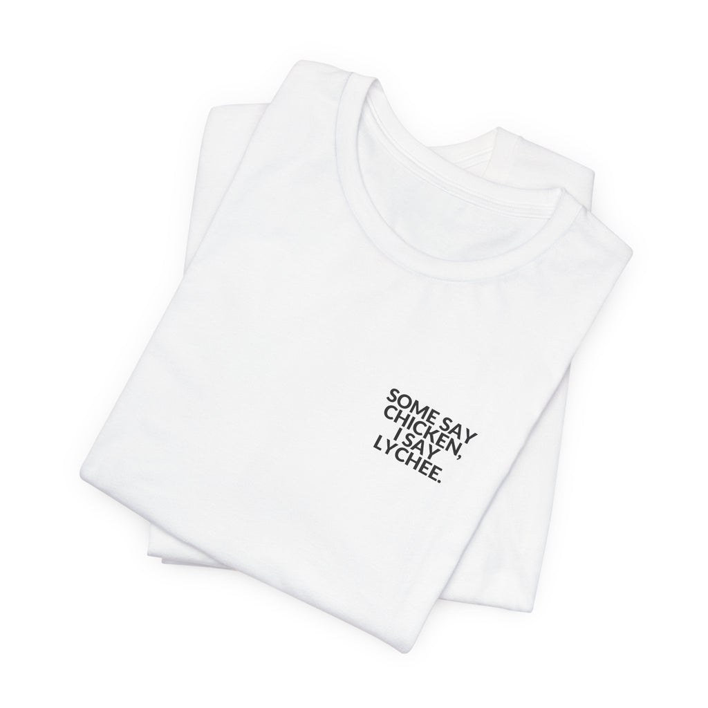 Some Say Chicken, I Say Lychee Tee — B-Sides 001 — Zensation streetwear (view 6)