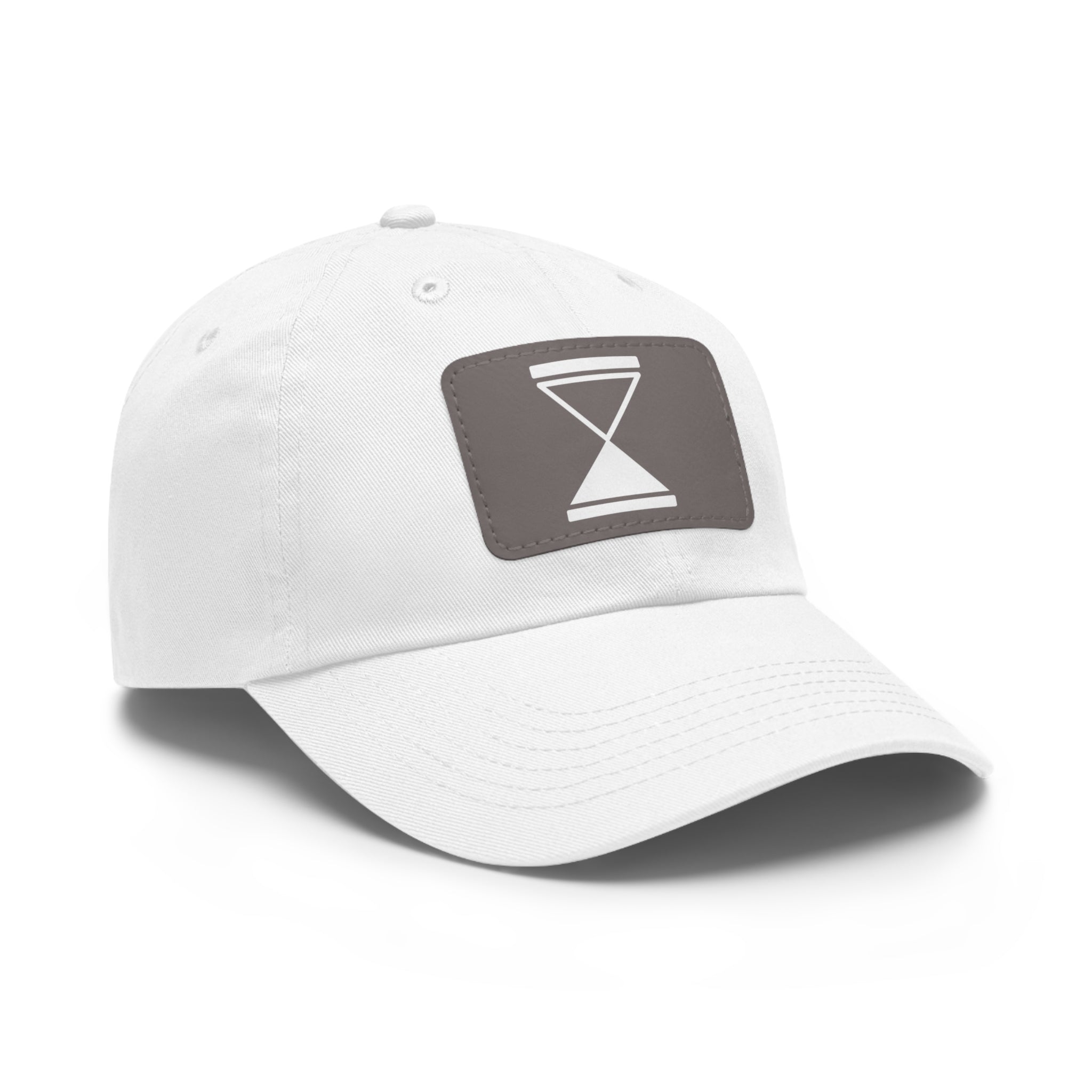 Zensation Hourglass Leather-Patch Dad Hat — Zensation