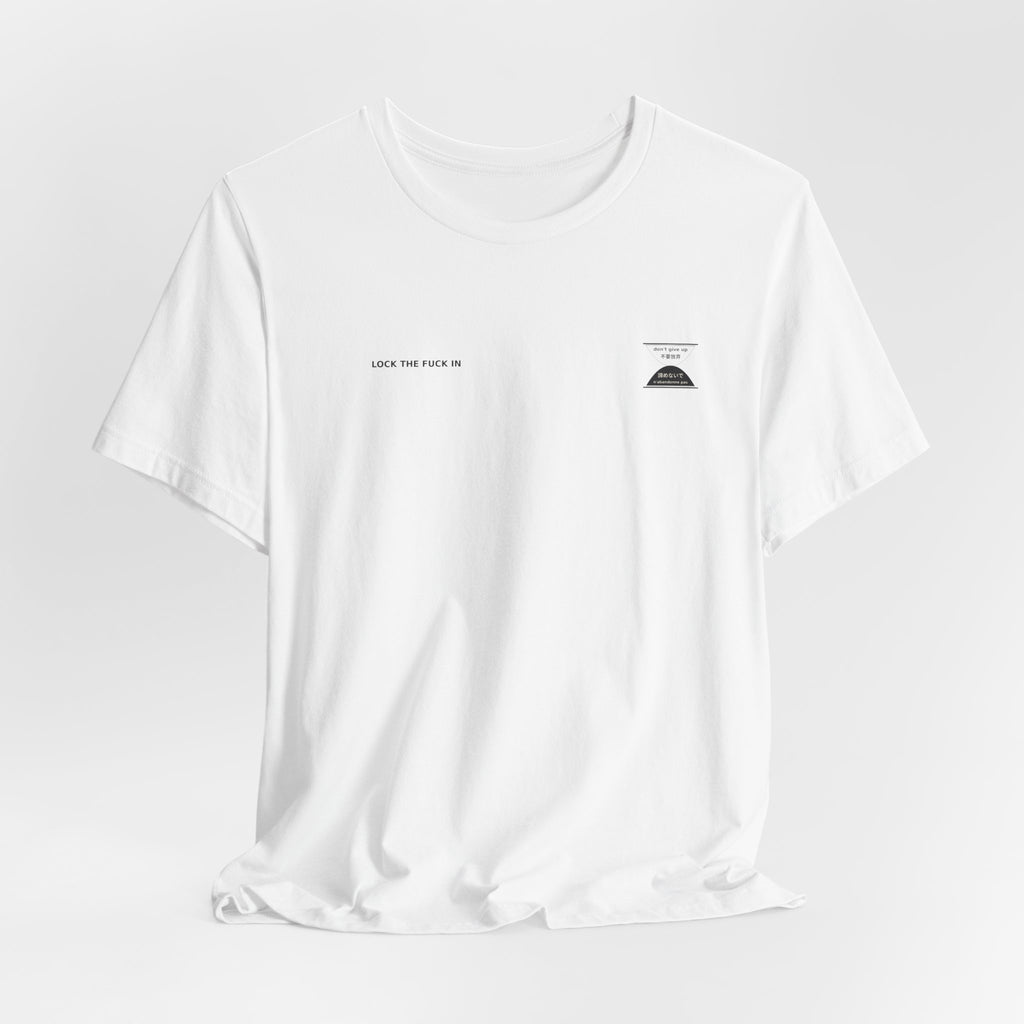 LOCK THE FUCK IN Core Tee — Drop 016 — Zensation streetwear (view 6)