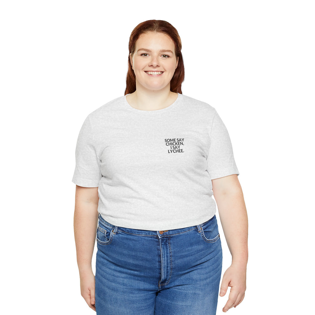 Some Say Chicken, I Say Lychee Tee — B-Sides 001 — Zensation streetwear (view 11)