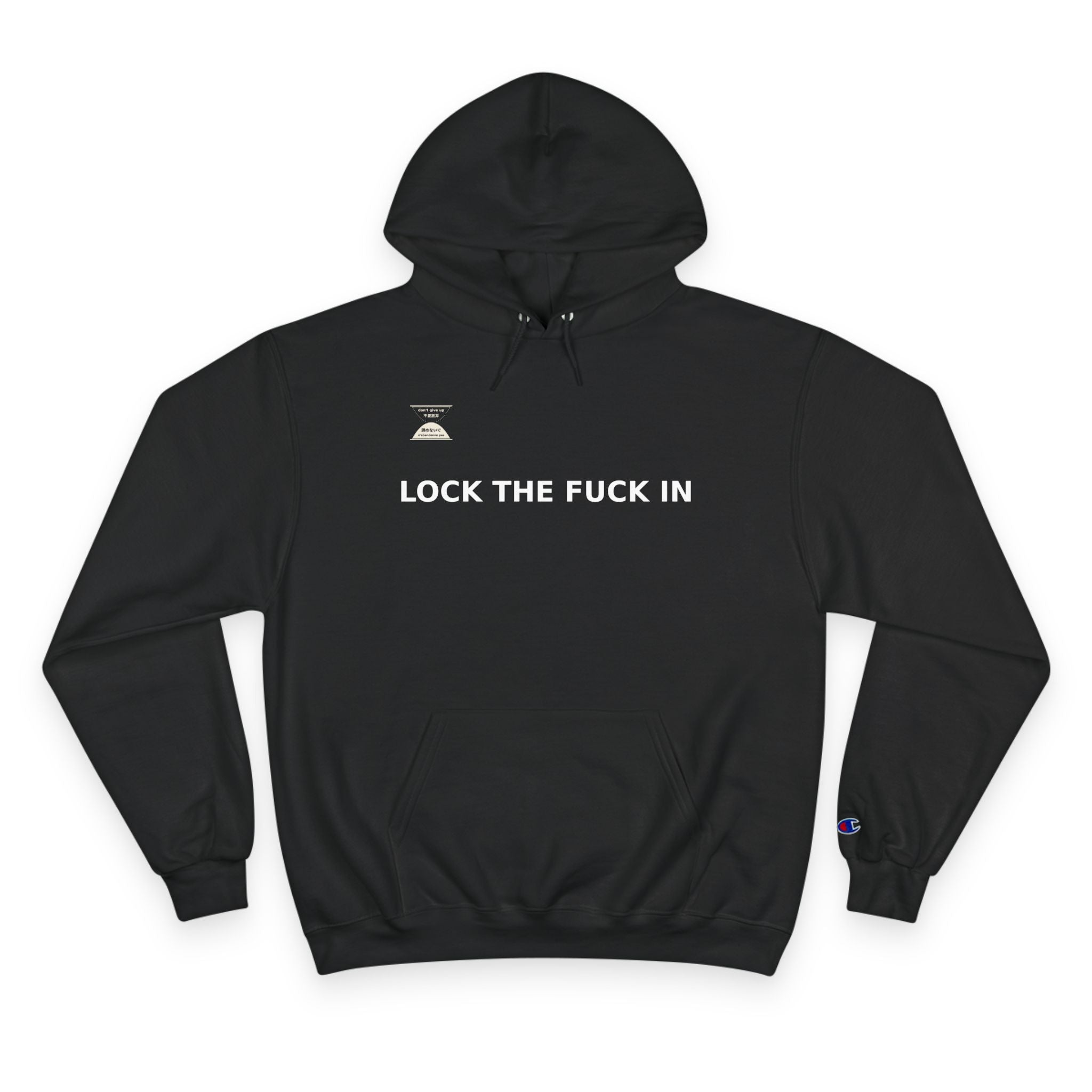 LOCK THE FUCK IN Hoodie — Drop 016 — Zensation streetwear (view 2)