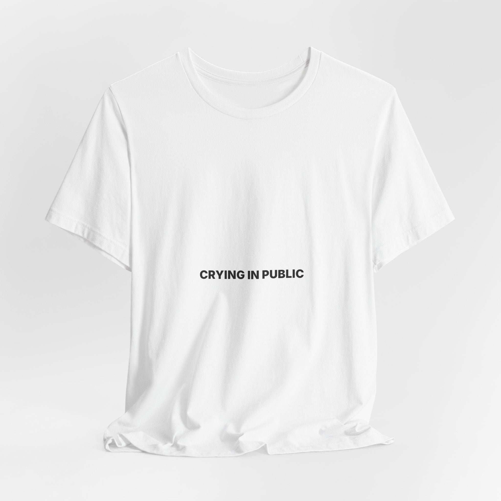 Crying In Public Tee — Bilingual