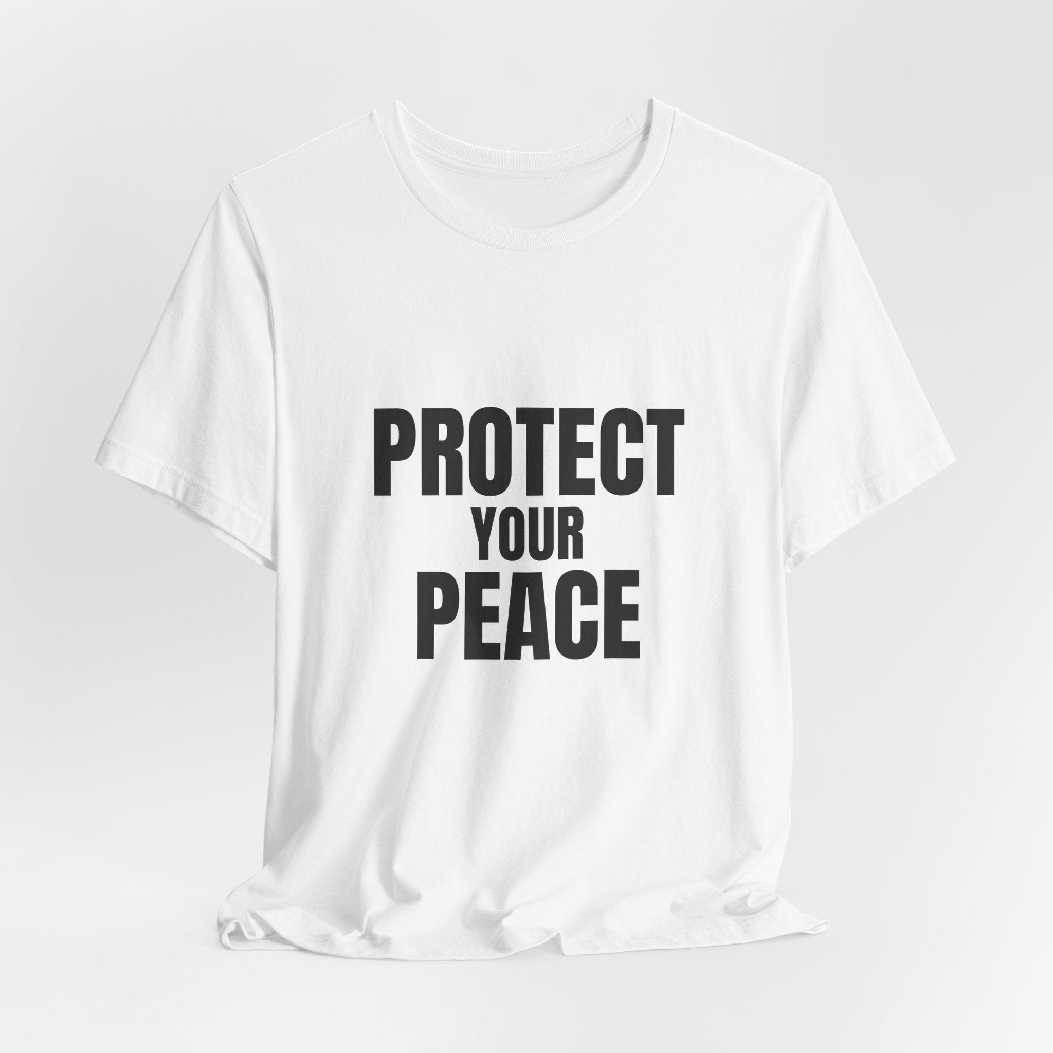 Protect Your Peace Tee — Mindful Affirmation Aesthetic Shirt | Zensation