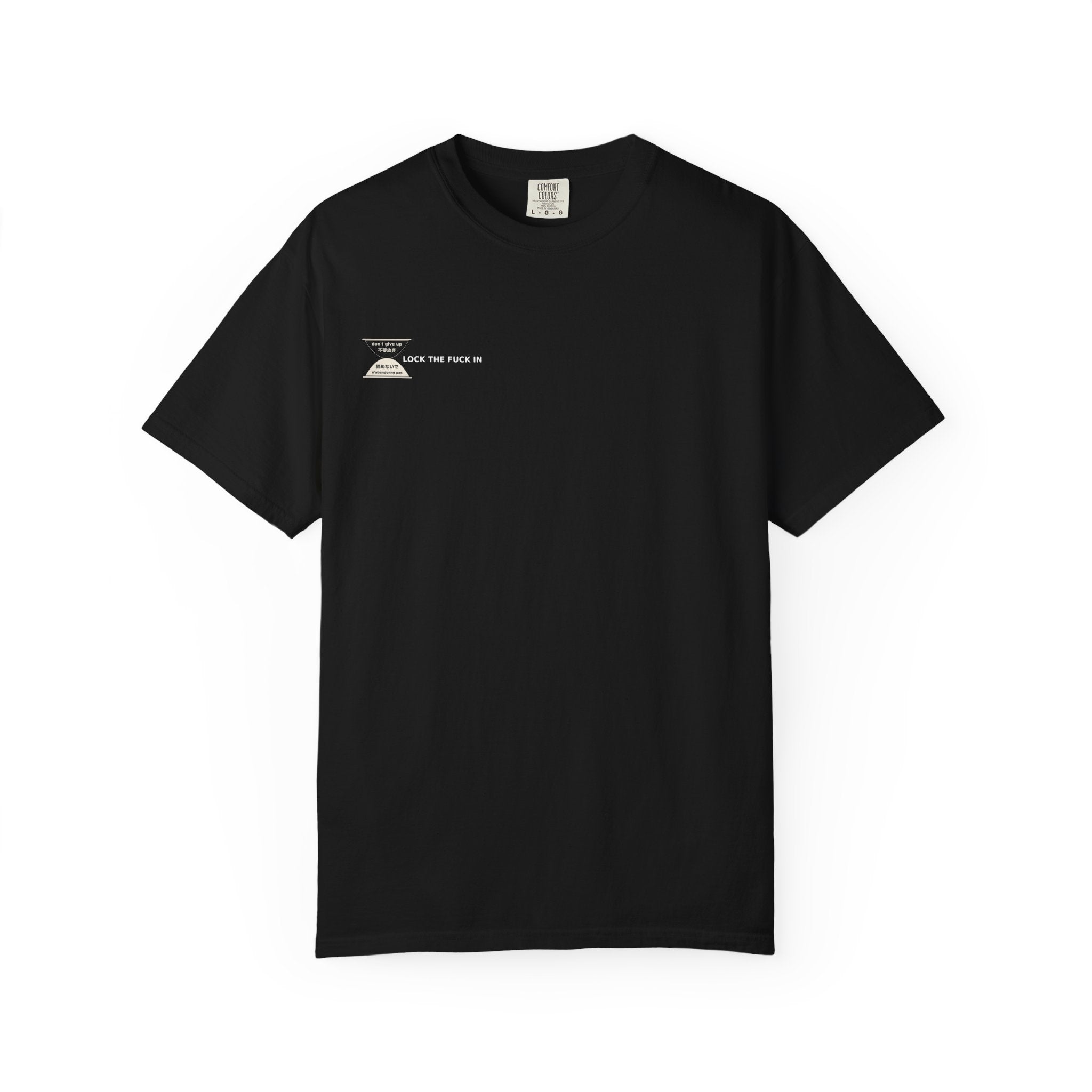 LOCK THE FUCK IN Premium T-Shirt — Drop 016 — Zensation streetwear (view 4)
