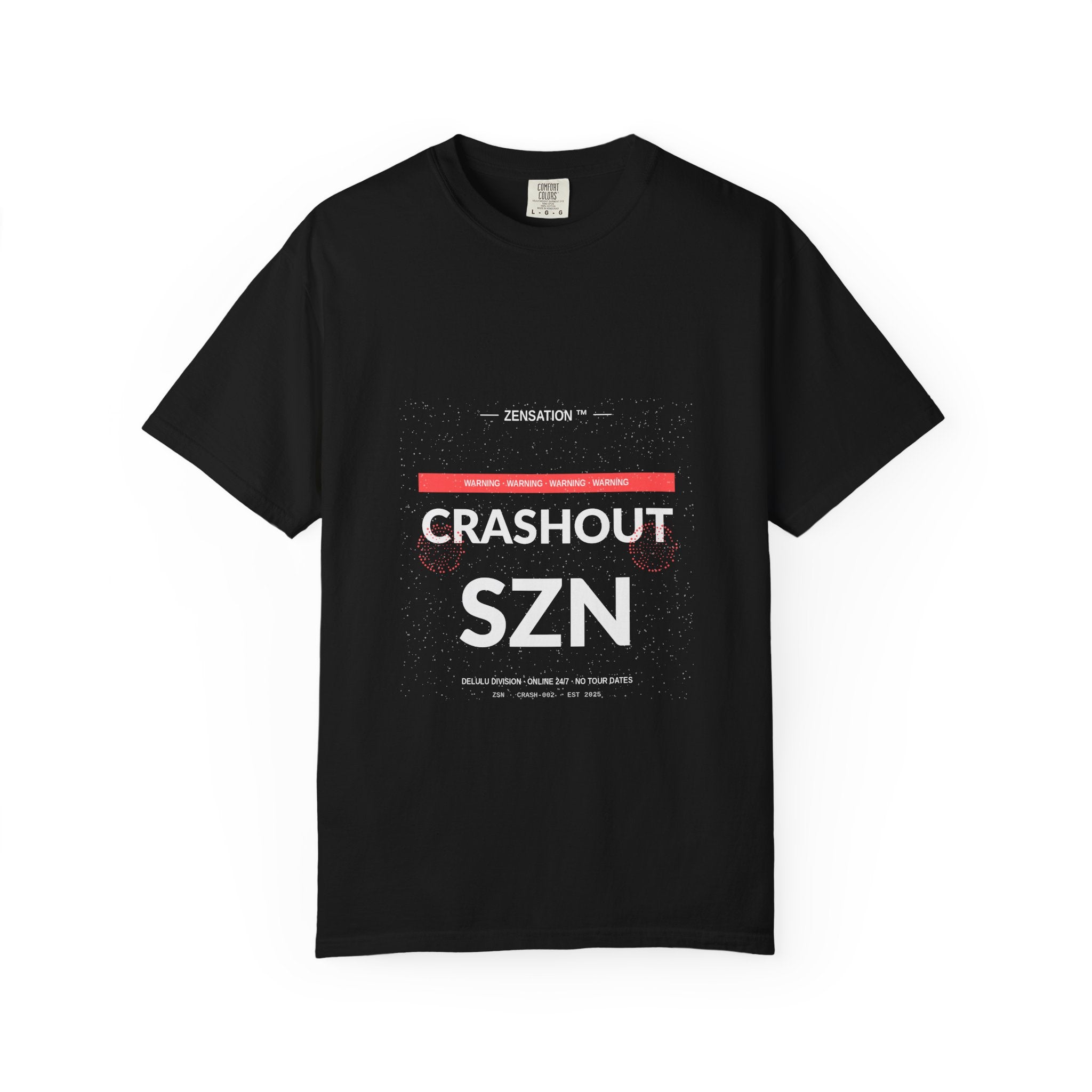Crashout SZN Premium T-Shirt — Drop 012 — Zensation streetwear (view 4)