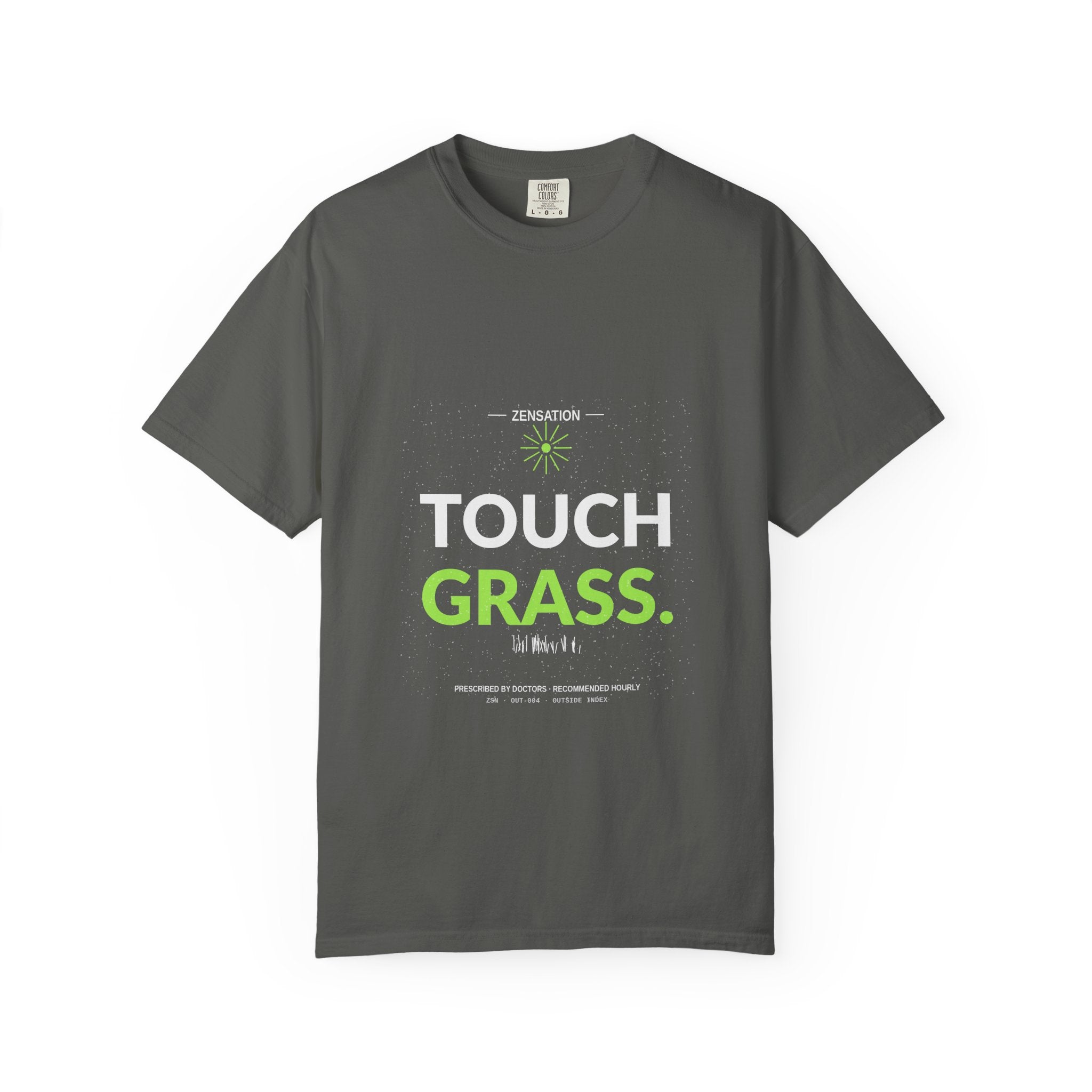 Touch Grass Premium T-Shirt — Drop 014 — Zensation