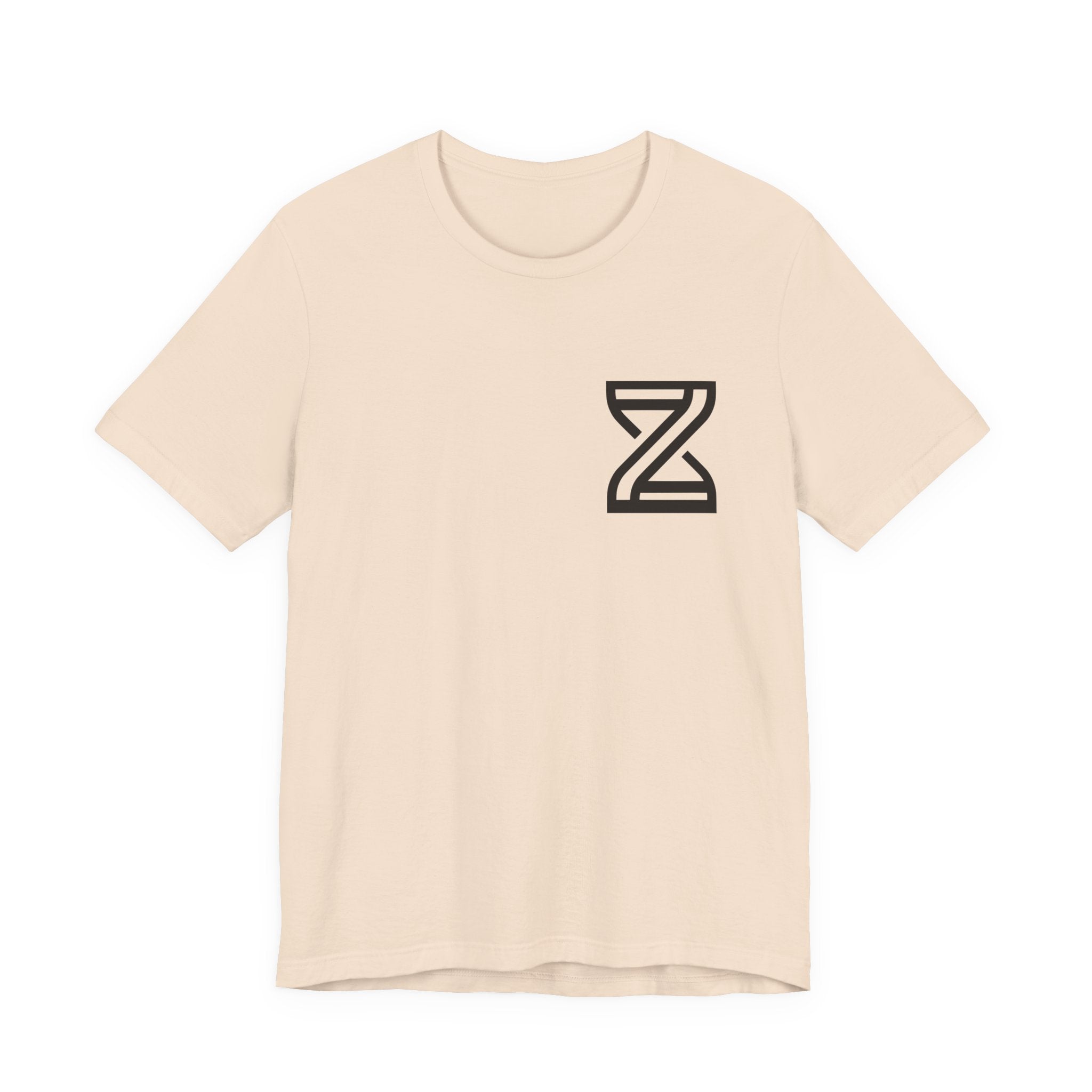 Zensation Crest Tee — Left-Chest Hourglass