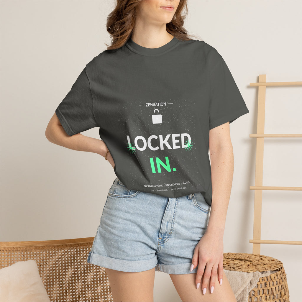 Locked In Premium T-Shirt — Drop 013 — Zensation streetwear (view 7)