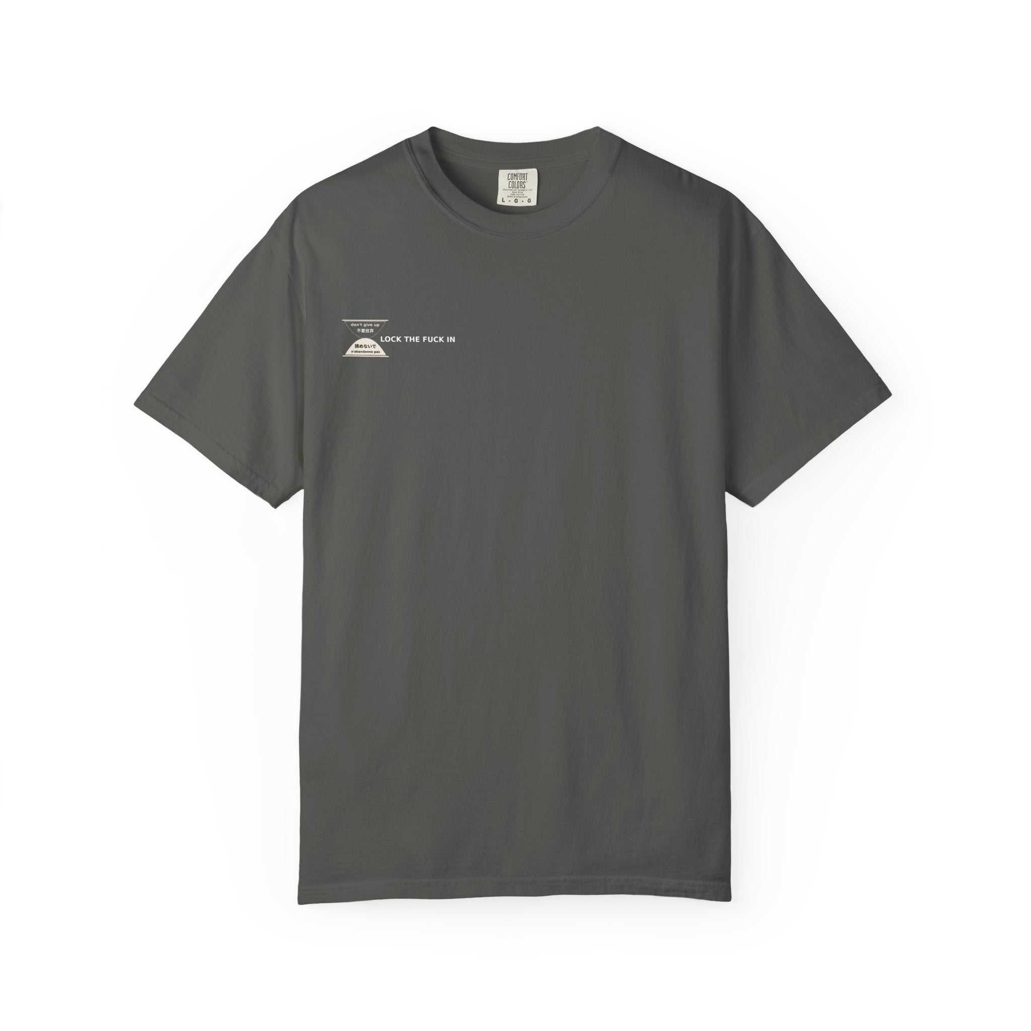 LOCK THE FUCK IN Premium T-Shirt — Drop 016 — Zensation