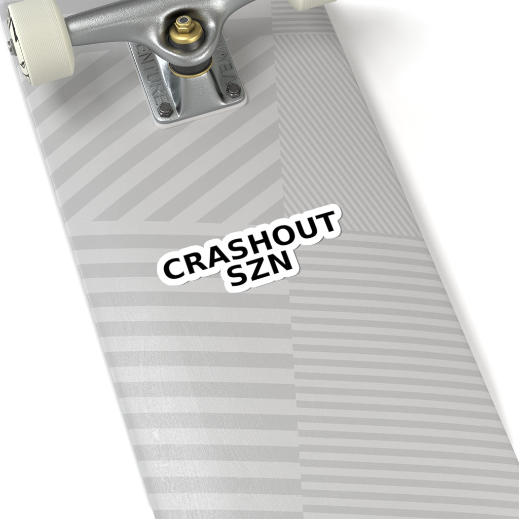 CRASHOUT SZN Kiss-Cut Sticker — Drop 017 — Zensation streetwear (view 9)