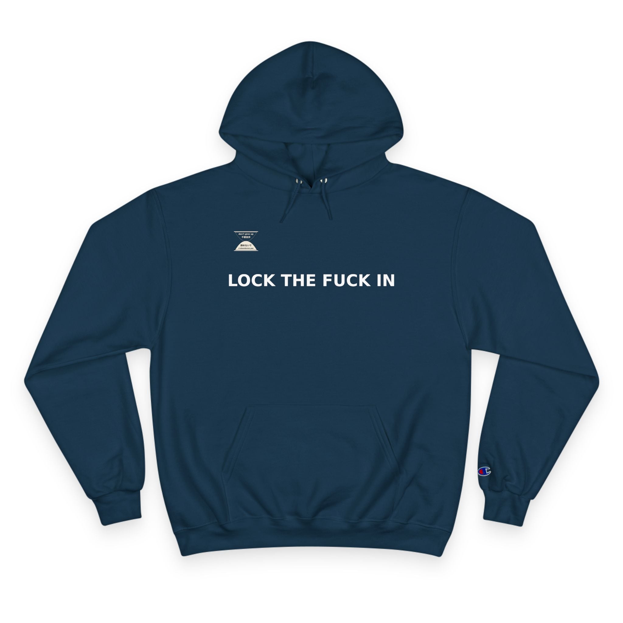 LOCK THE FUCK IN Hoodie — Drop 016 — Zensation streetwear (view 4)
